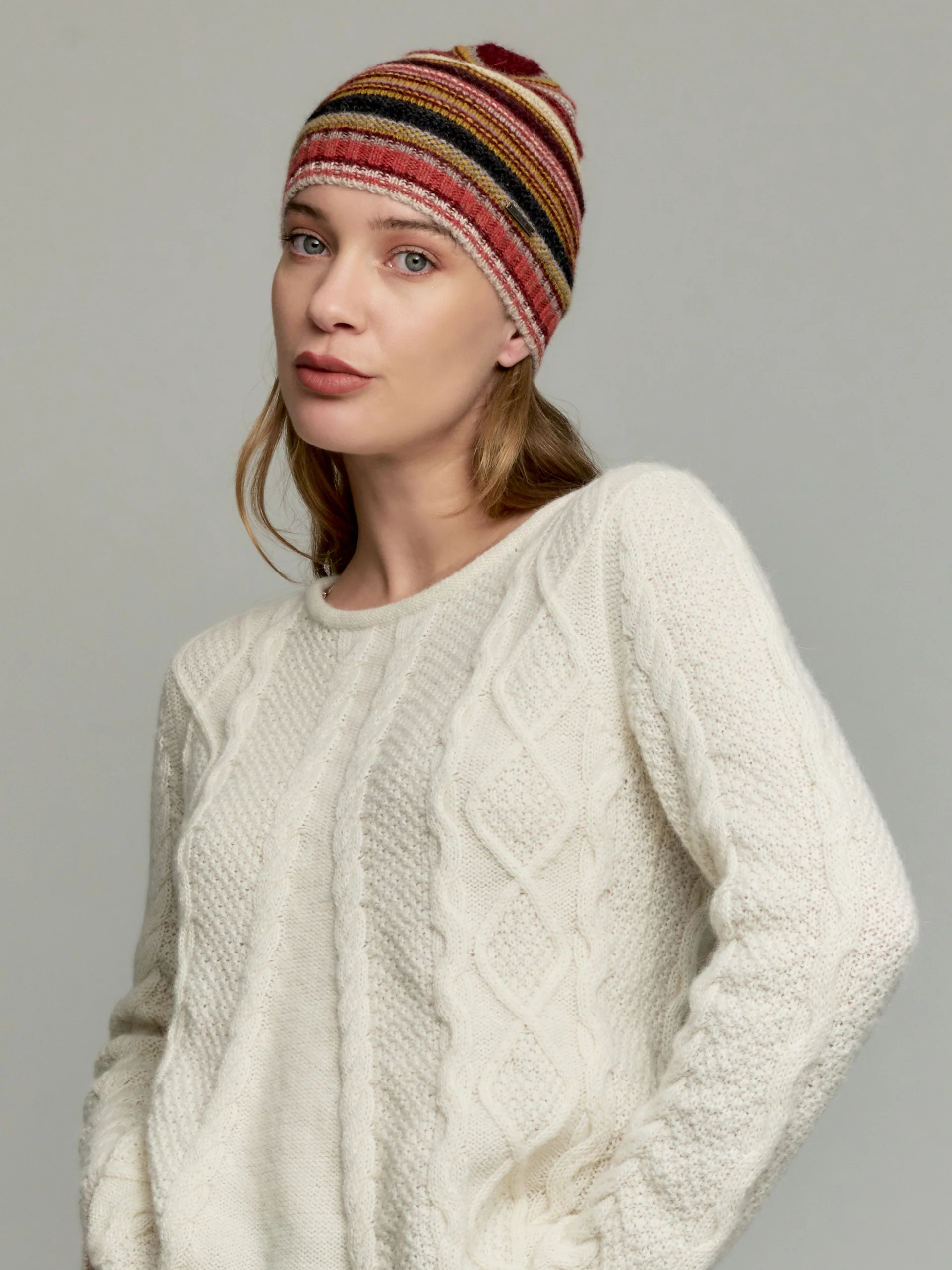 Yavoy Hat Baby Alpaca Color Red