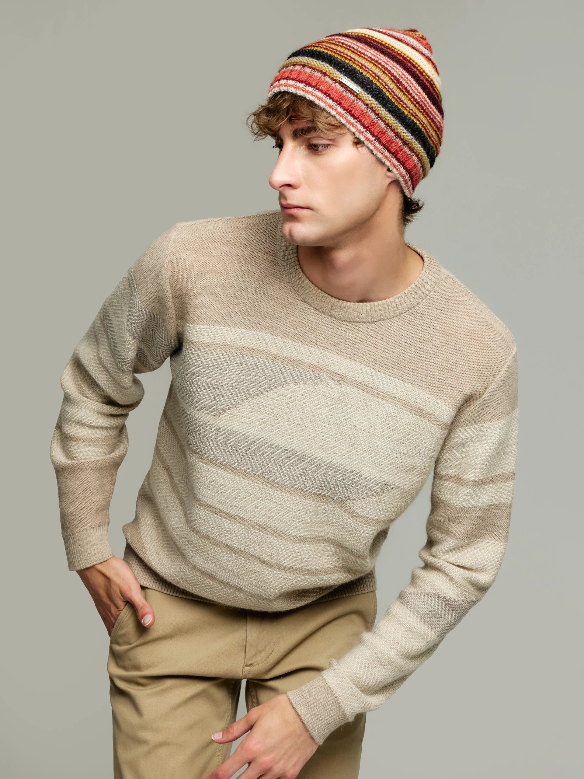Yavoy Hat Baby Alpaca Color Red - Image 4