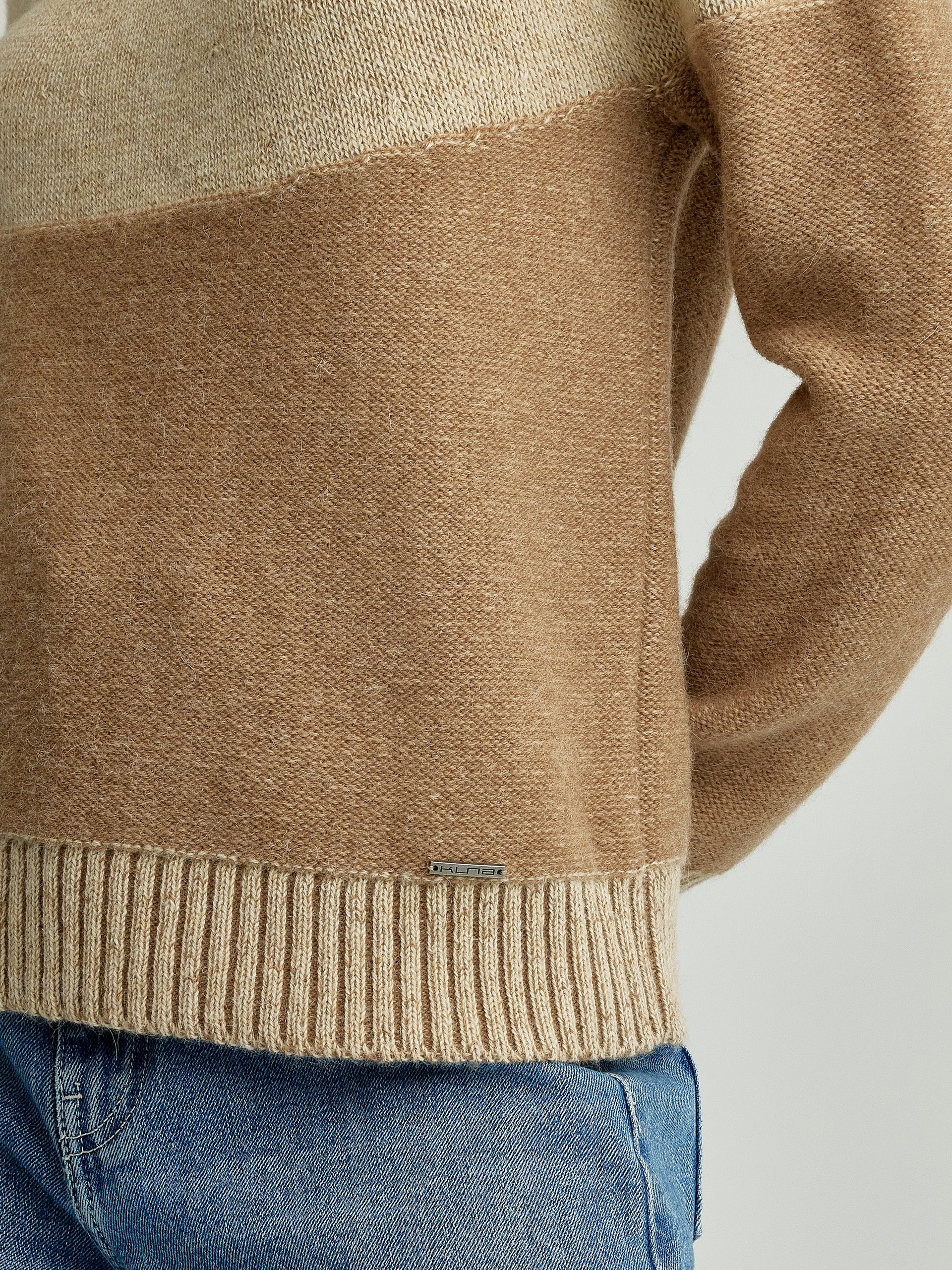 Ydris Sweater Baby Alpaca Color Camel - Image 5