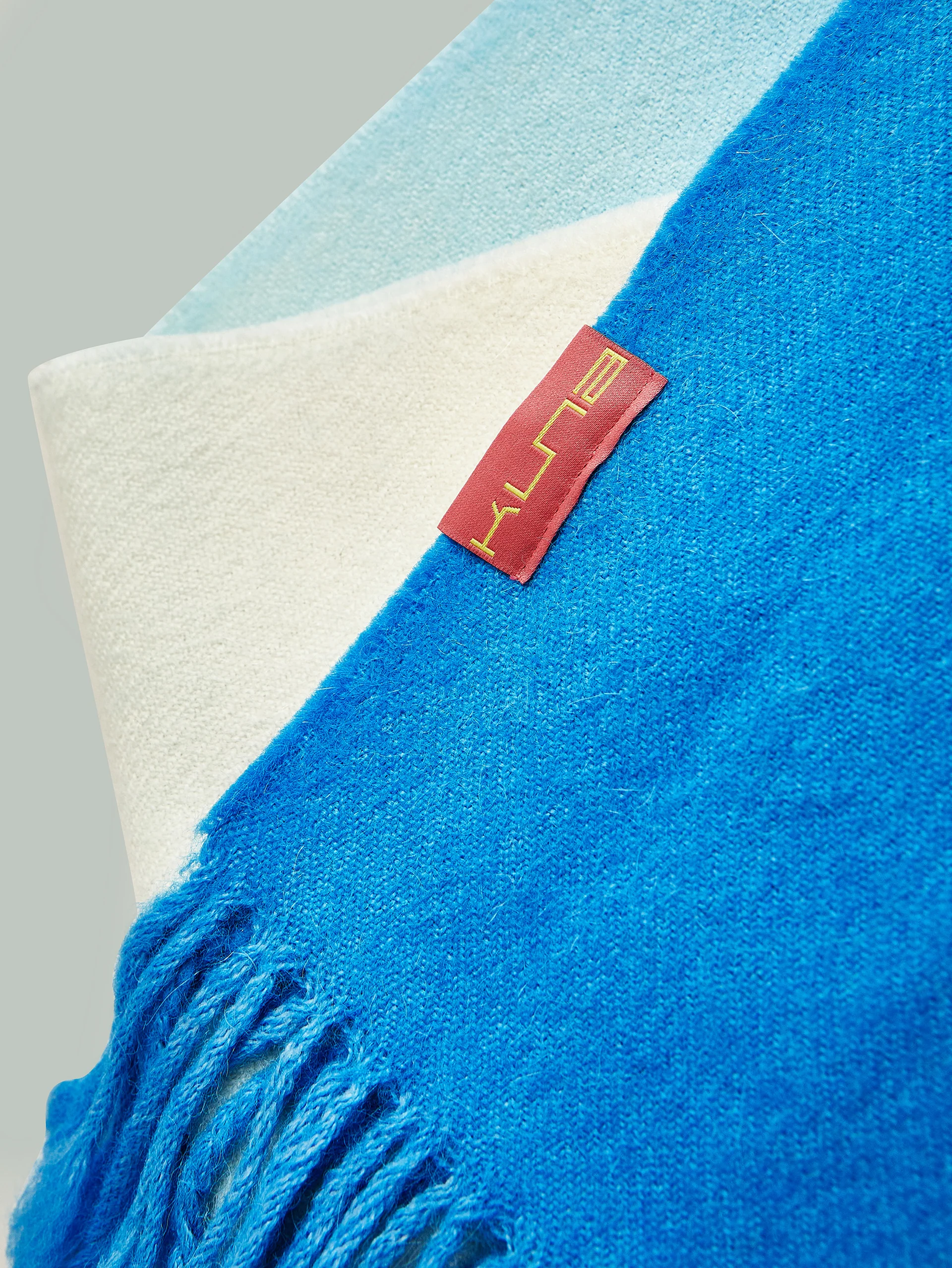 Yemi Scarf Baby Alpaca Color Turquoise - Image 7