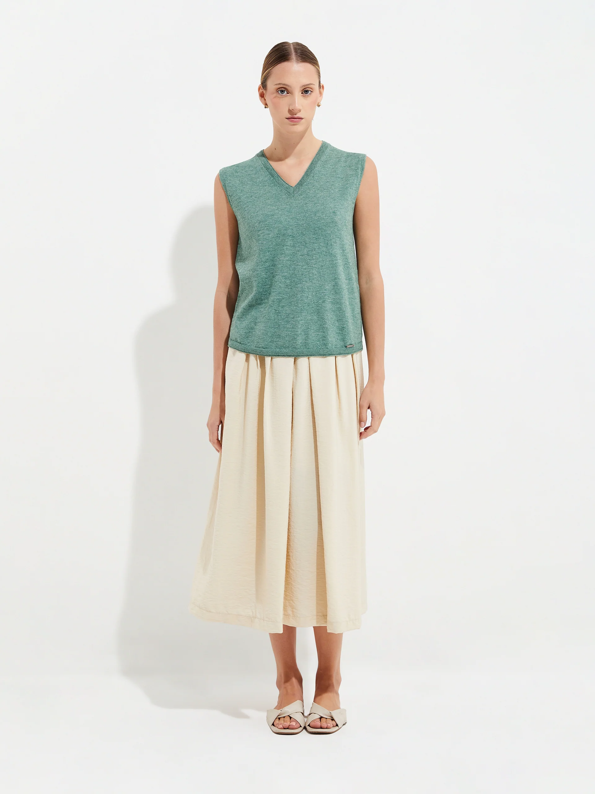 Ylda  Cotton Color Green - Image 4