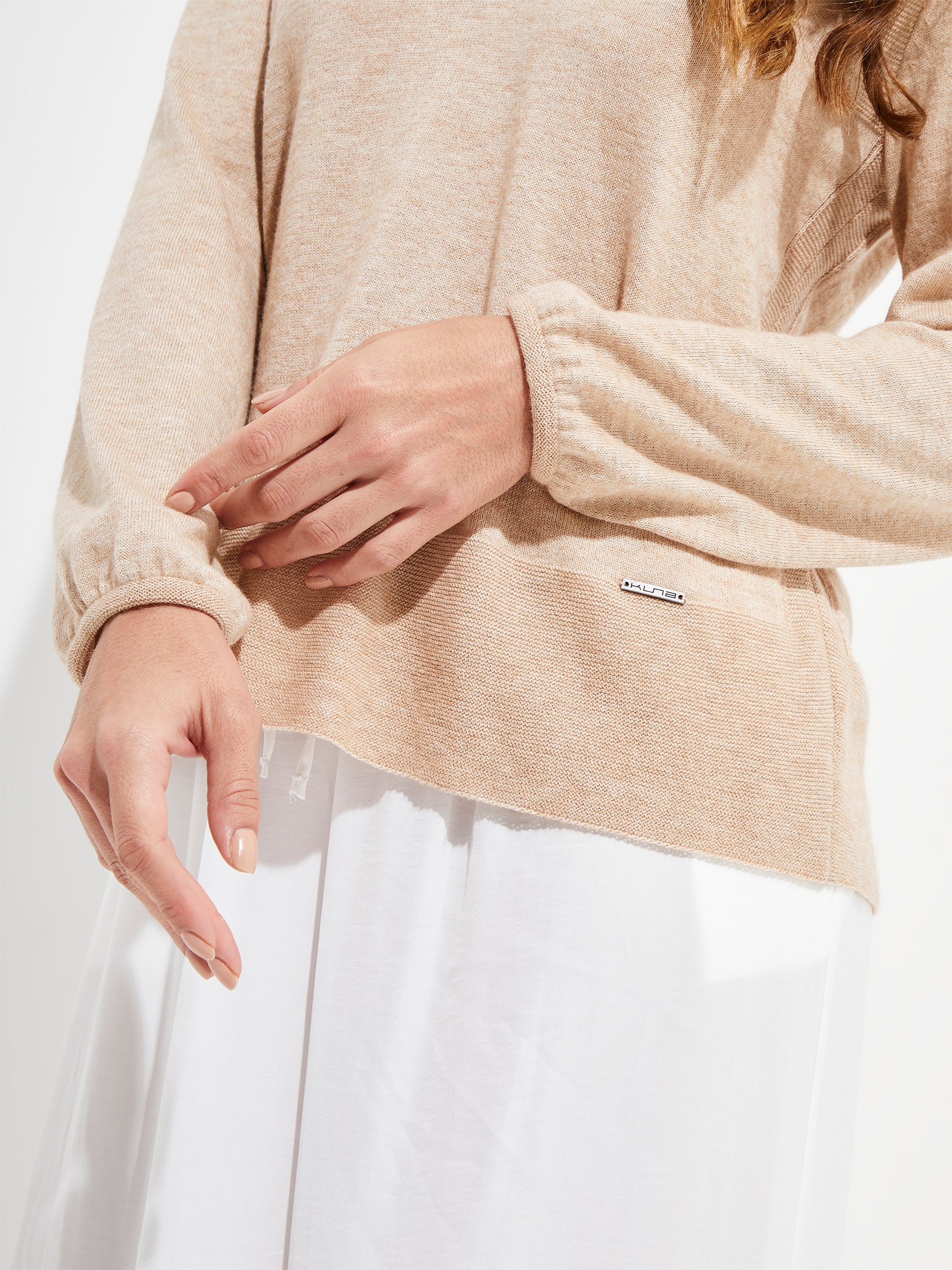 Yliada Sweater Cotton Color Beige - Image 5