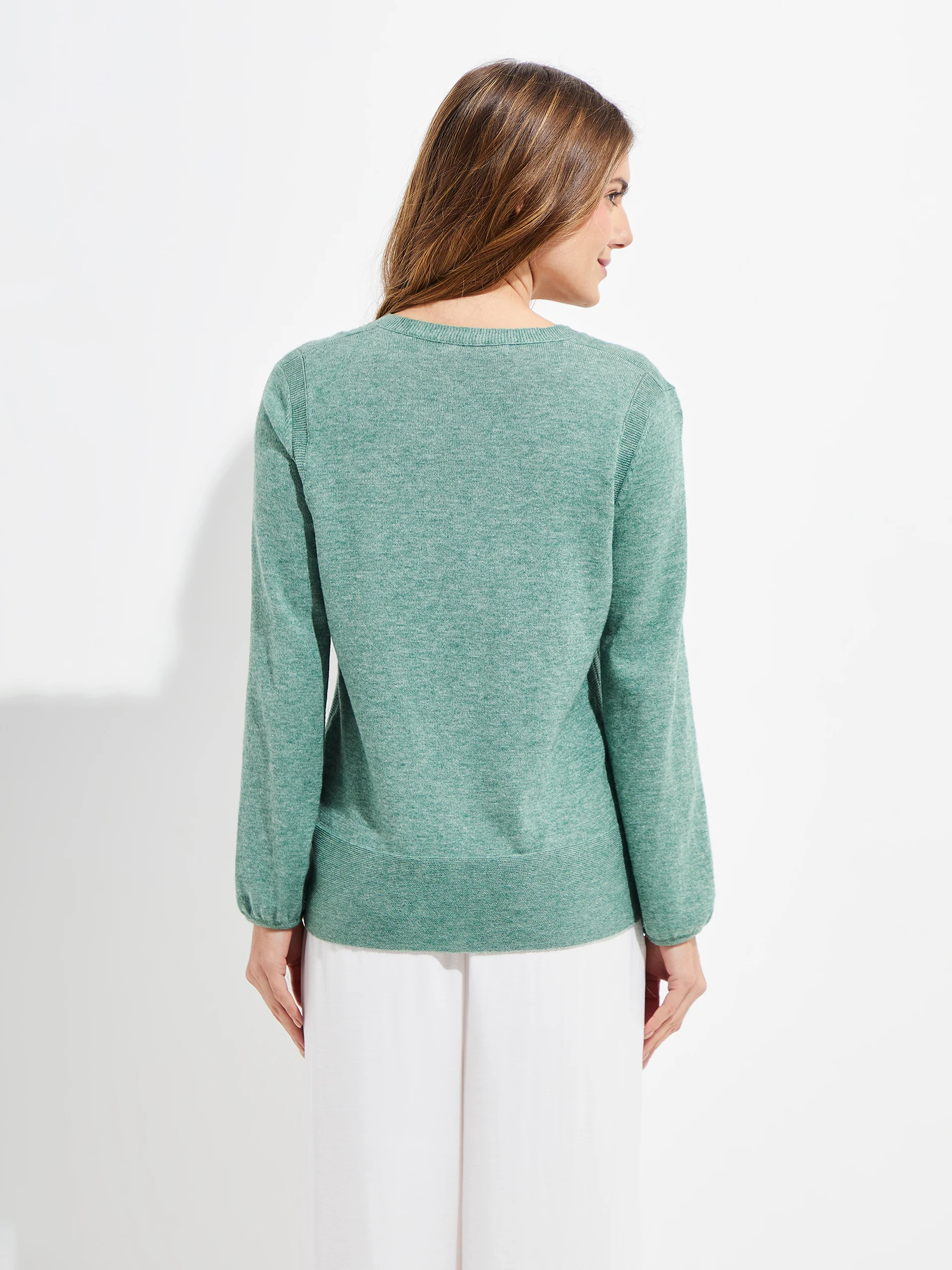 Yliada Sweater Cotton Color Green - Image 3