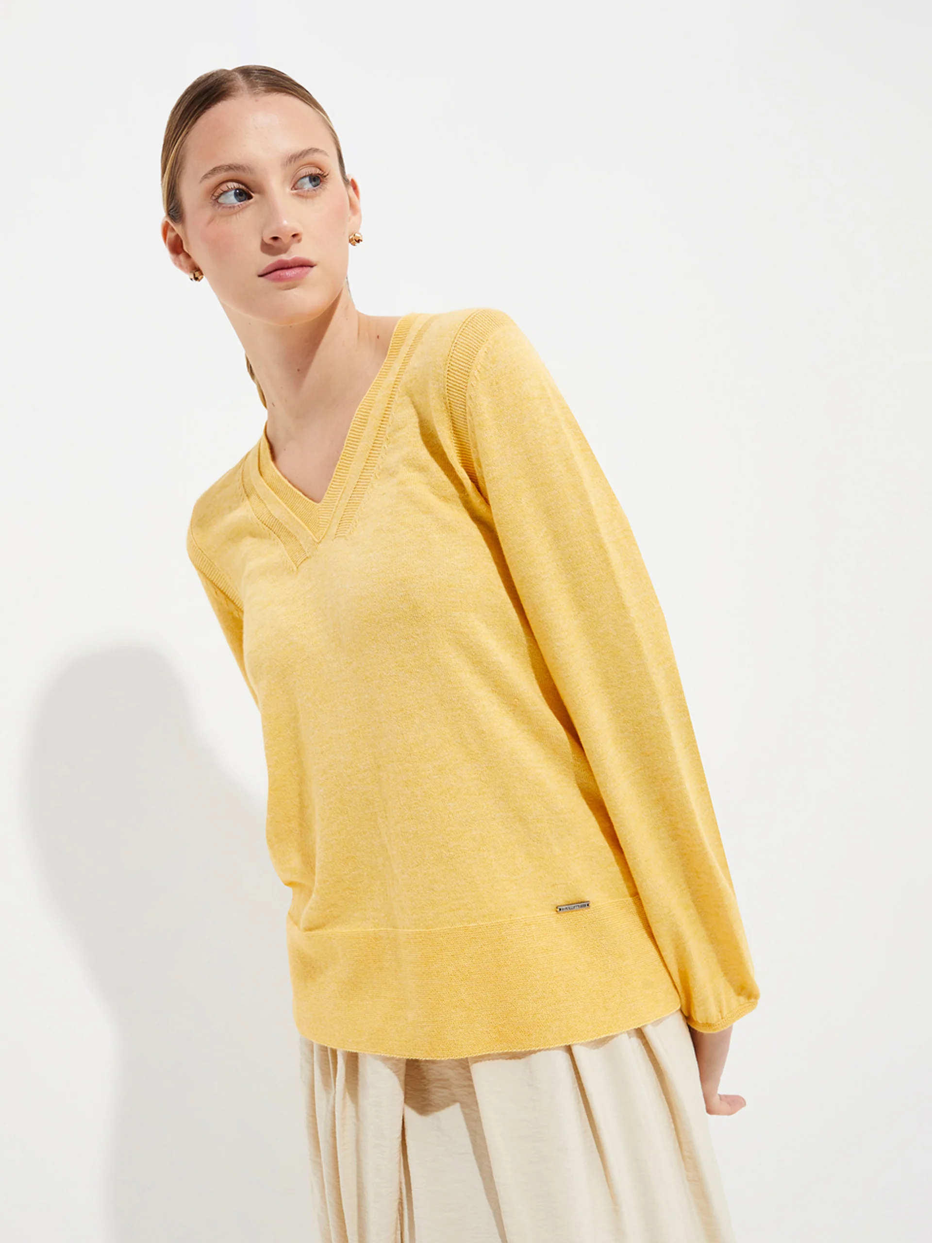 Yliada Sweater Cotton Color Yellow - Image 2