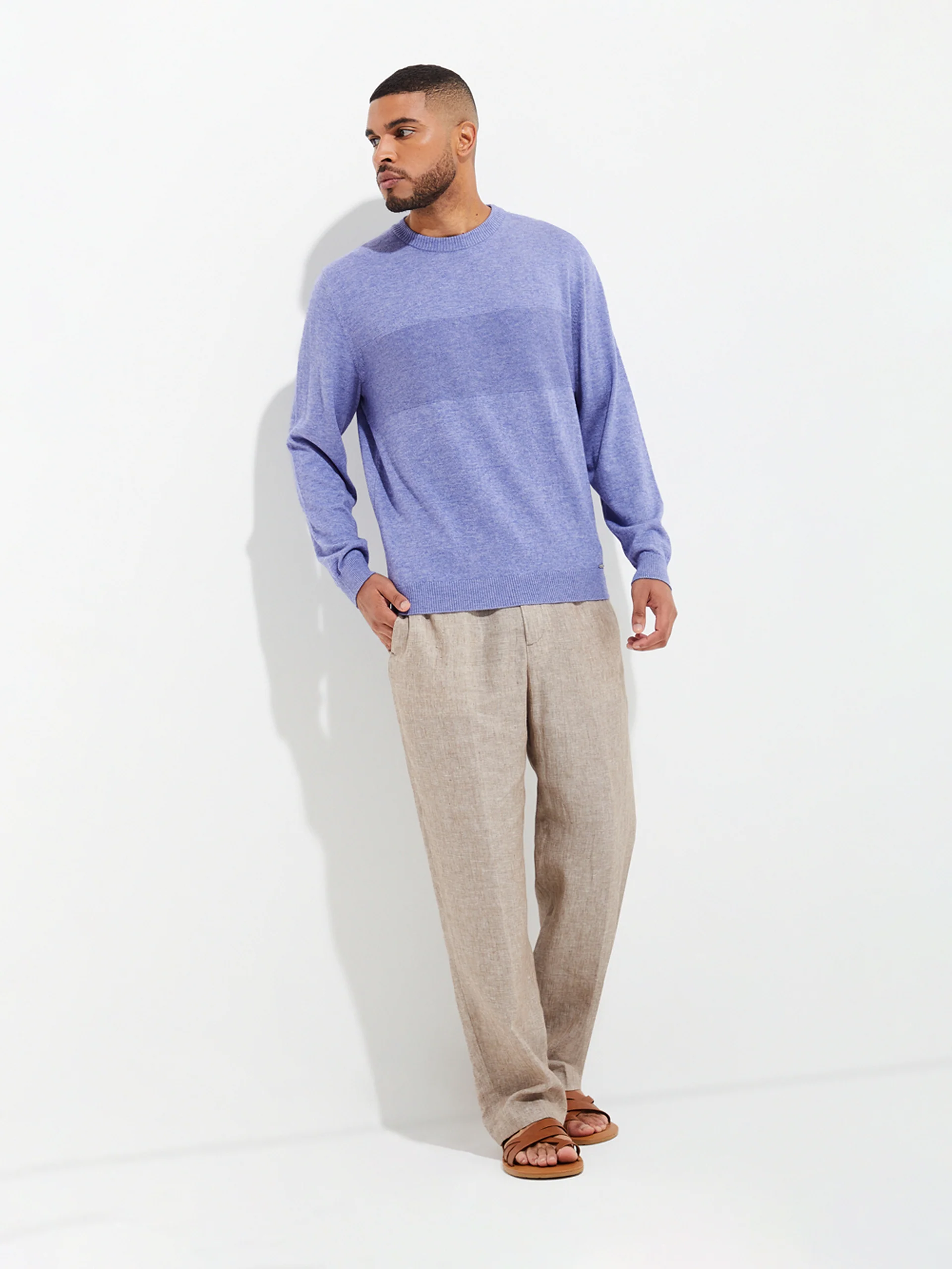 Yoel Sweater Cotton Color Blue - Image 4