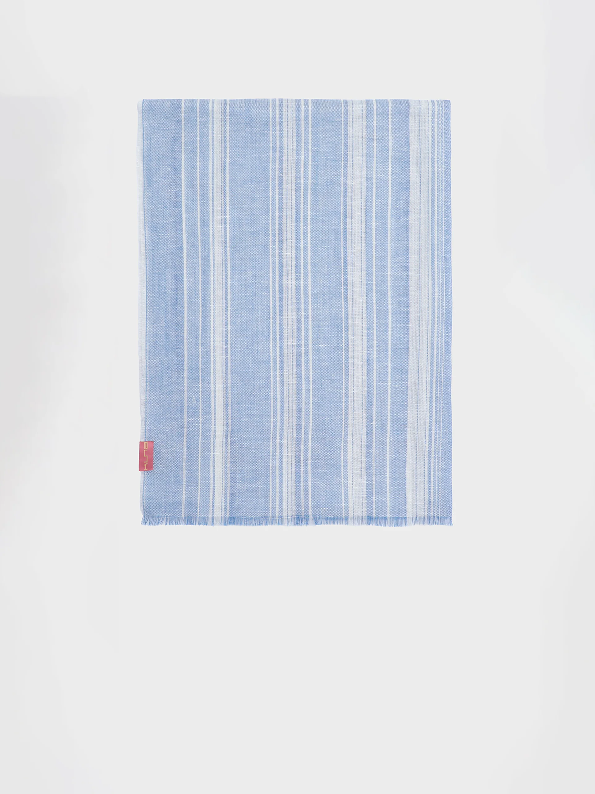 Yoga Shawl Linen Color Blue - Image 2