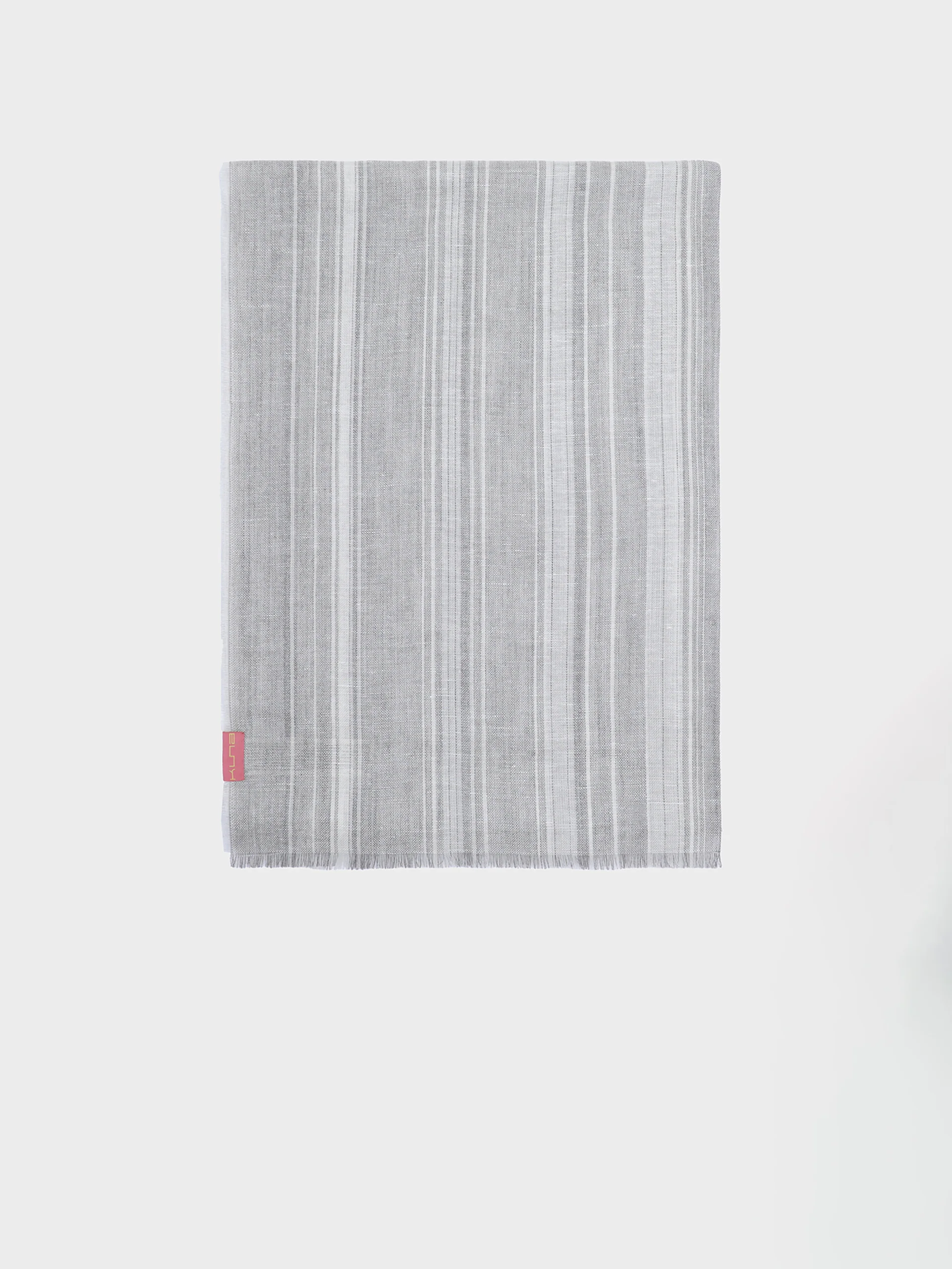 Yoga Shawl Linen Color Grey - Image 2