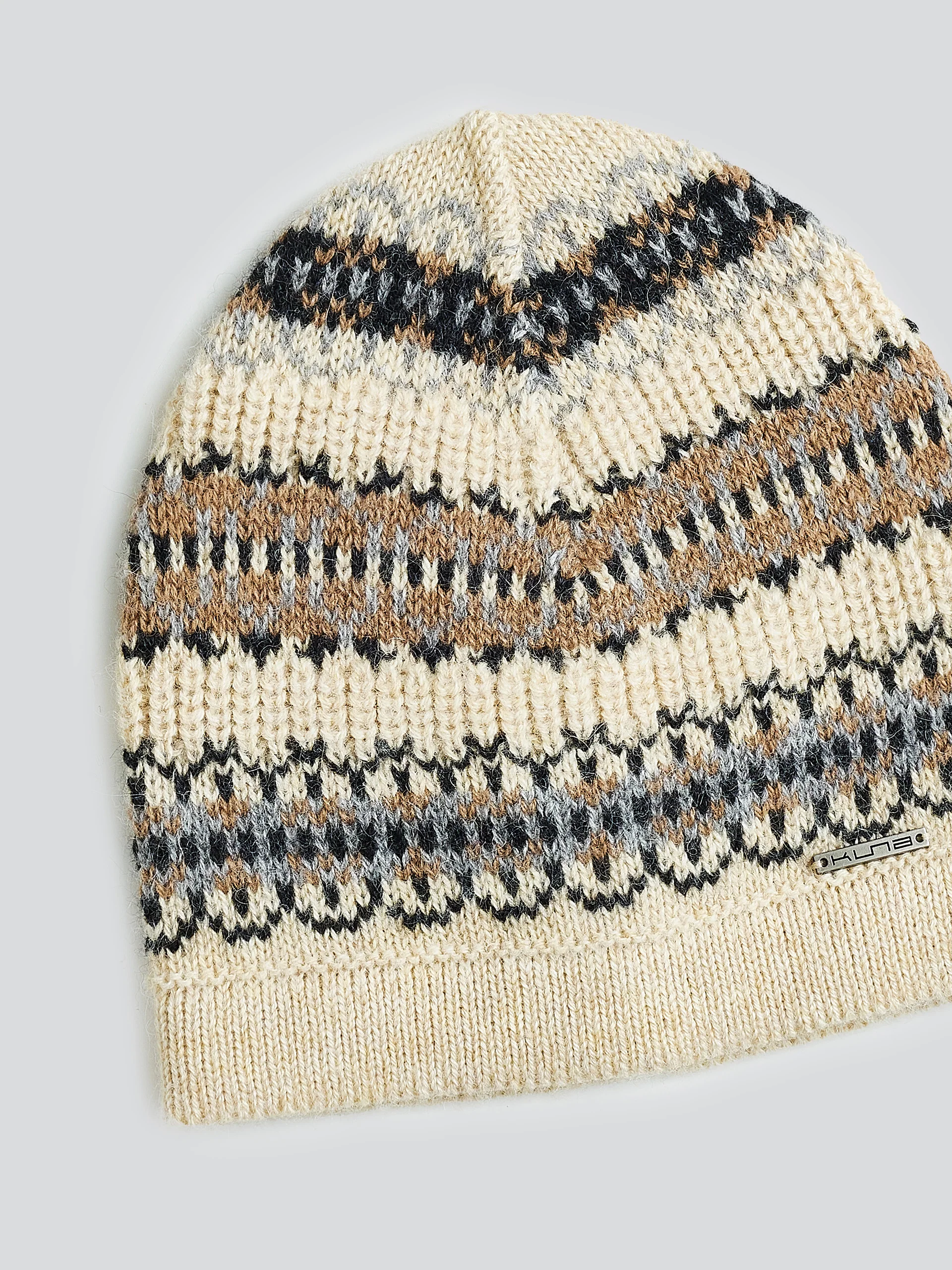 Yoke Hat Hat Baby Alpaca Color Beige - Image 6
