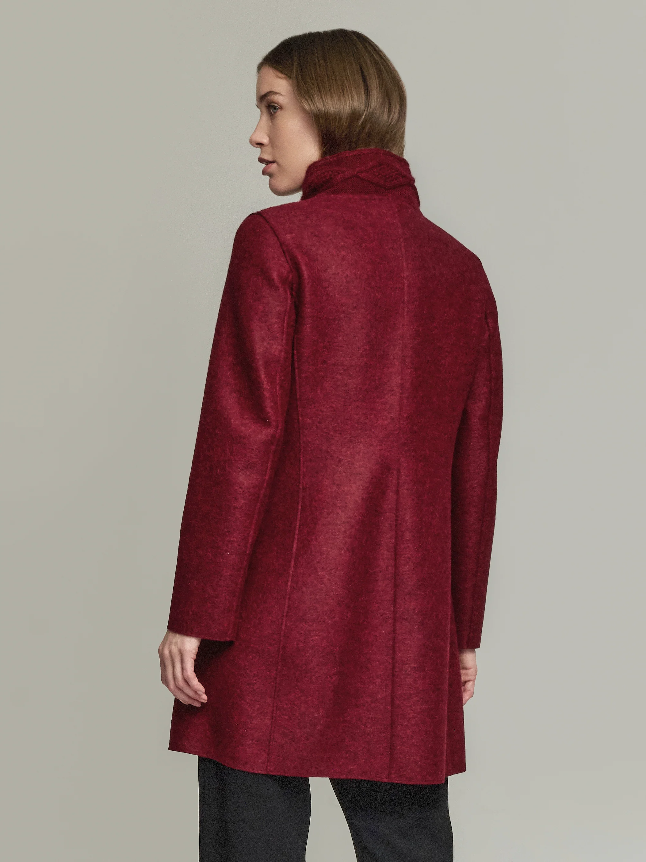 Yoko Coat Alpaca Color Red - Image 4