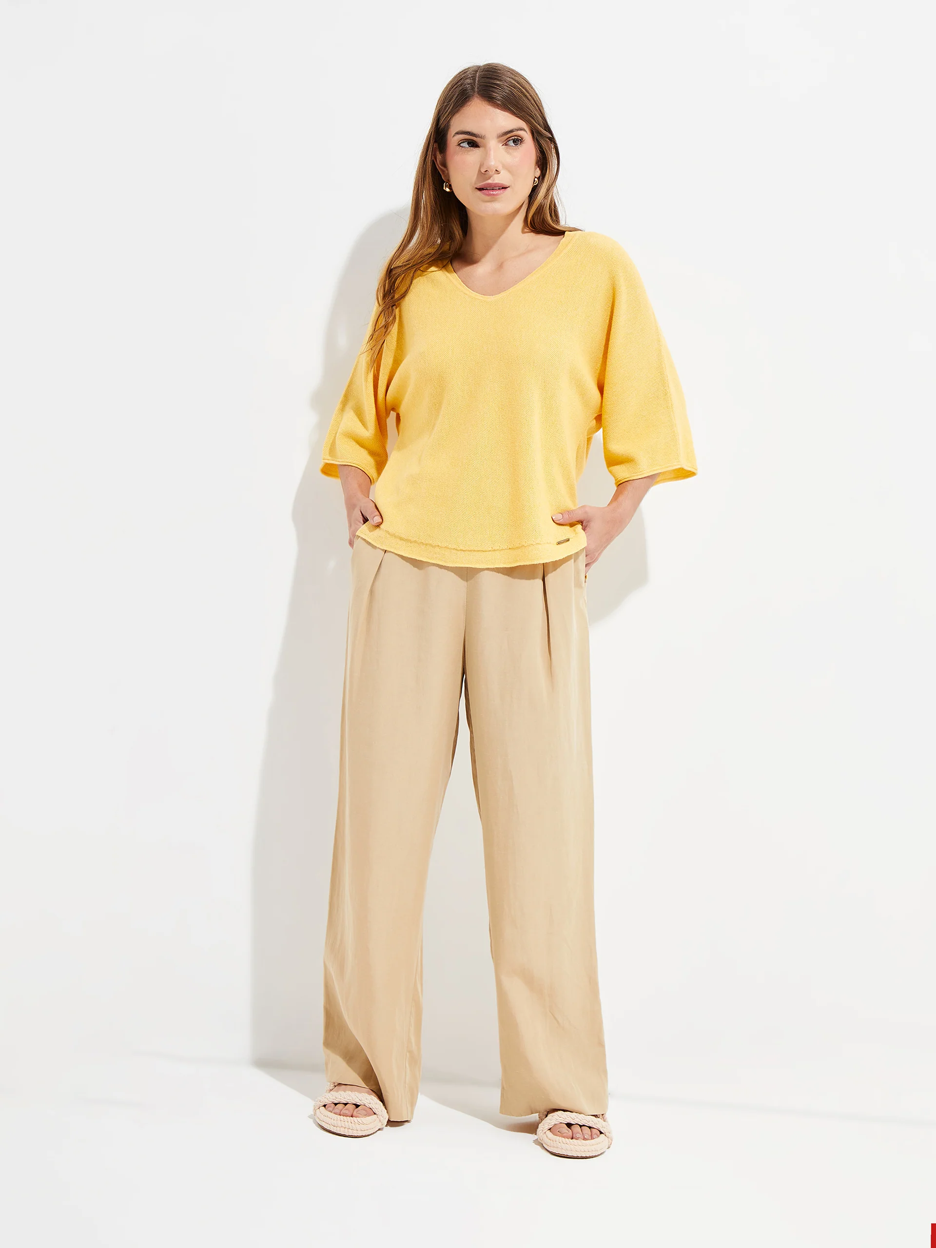 Yolanda Sweater Cotton Color Yellow - Image 4