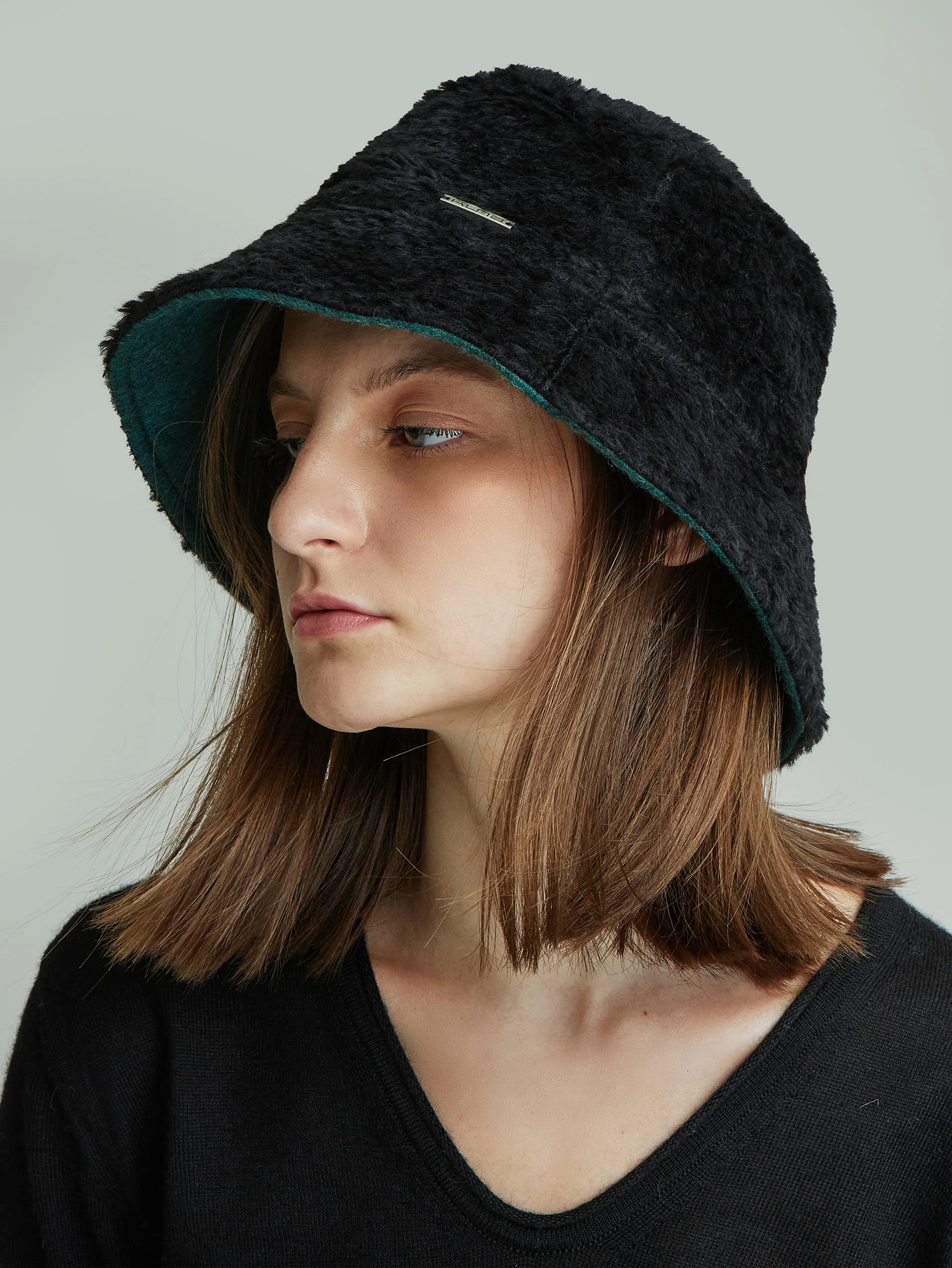 Young Hat Baby Alpaca Color Green - Image 12