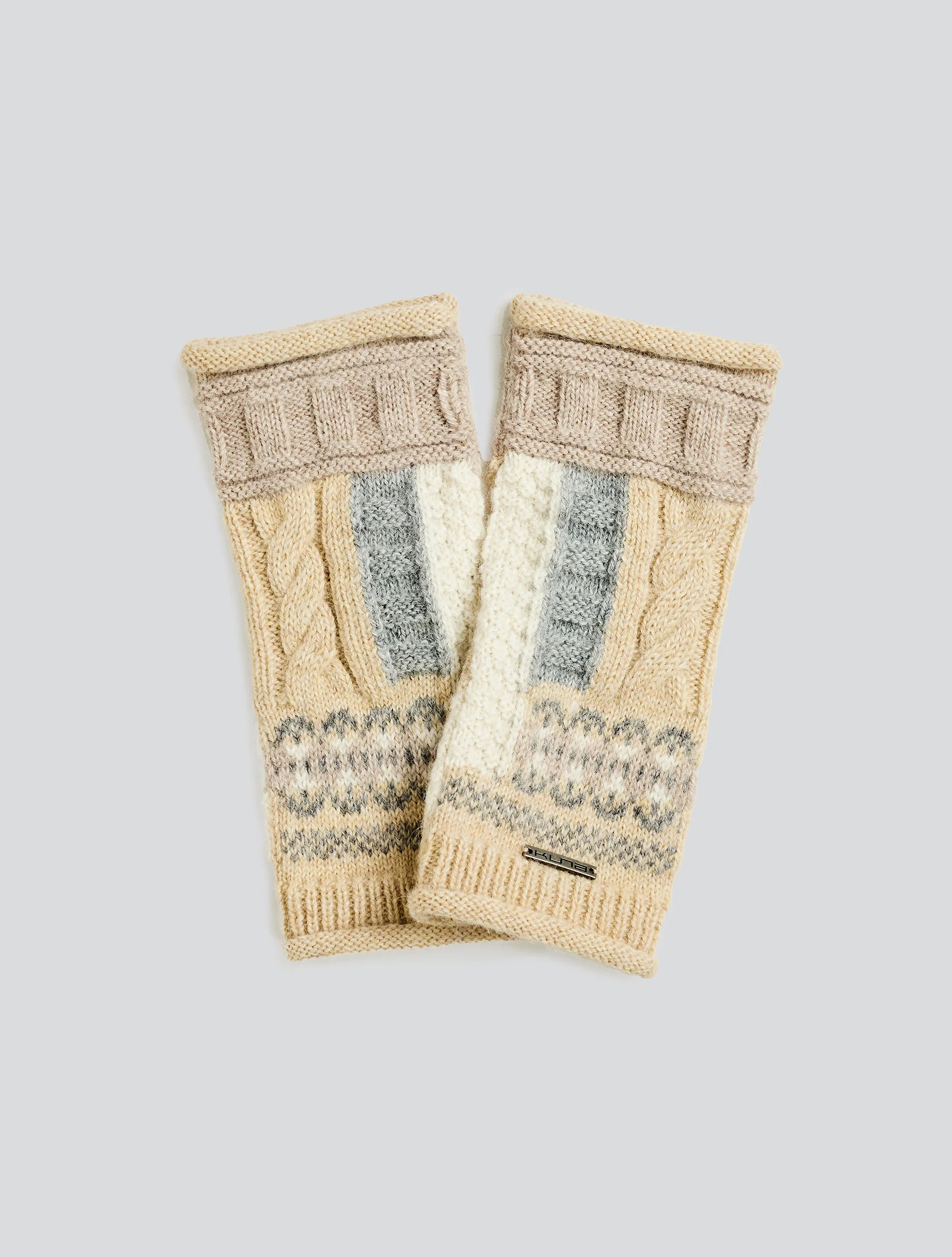 Yourself Gloves Baby Alpaca Color Beige - Image 2