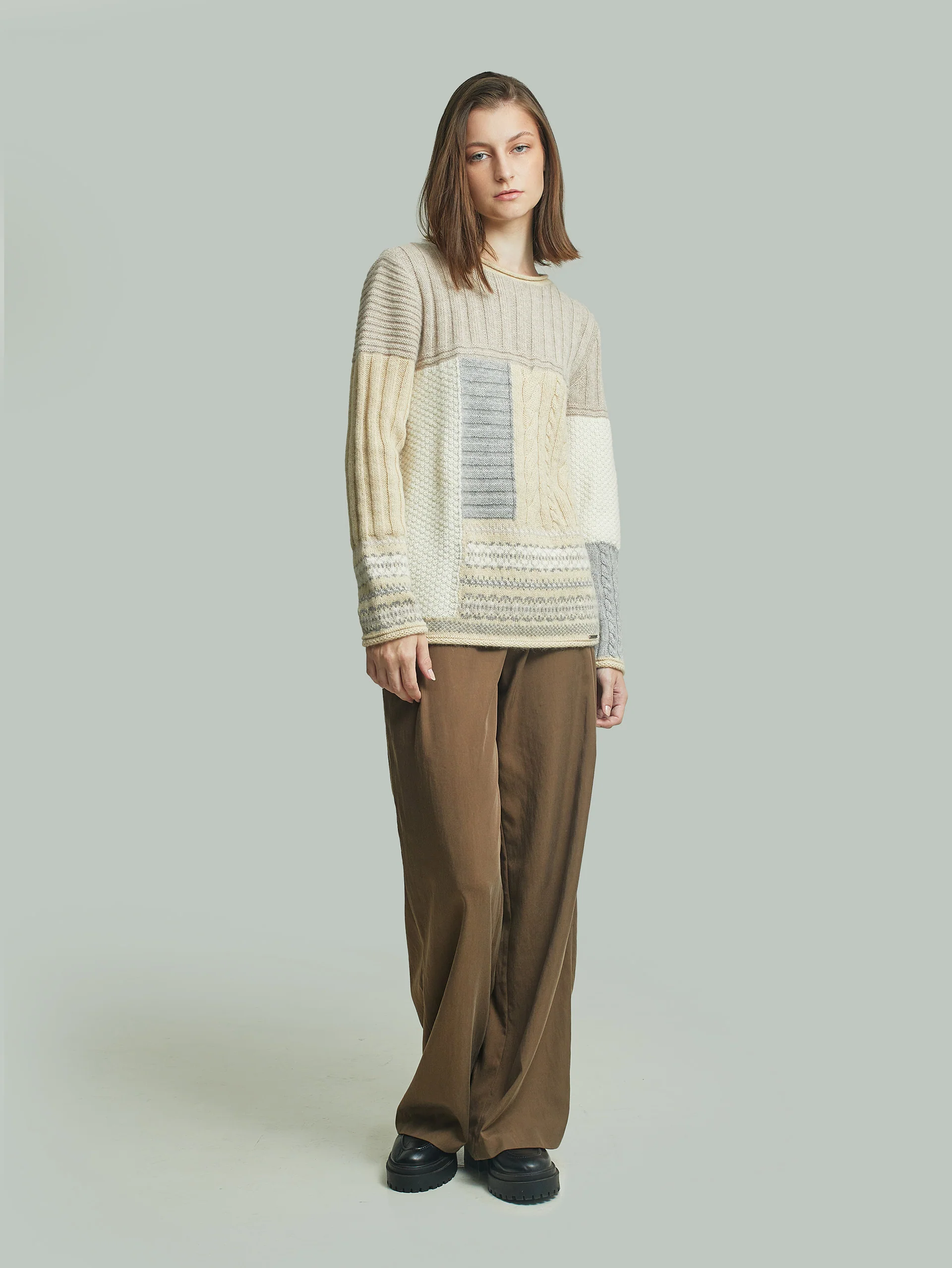 Yourself Sweater Baby Alpaca Color Beige - Image 4