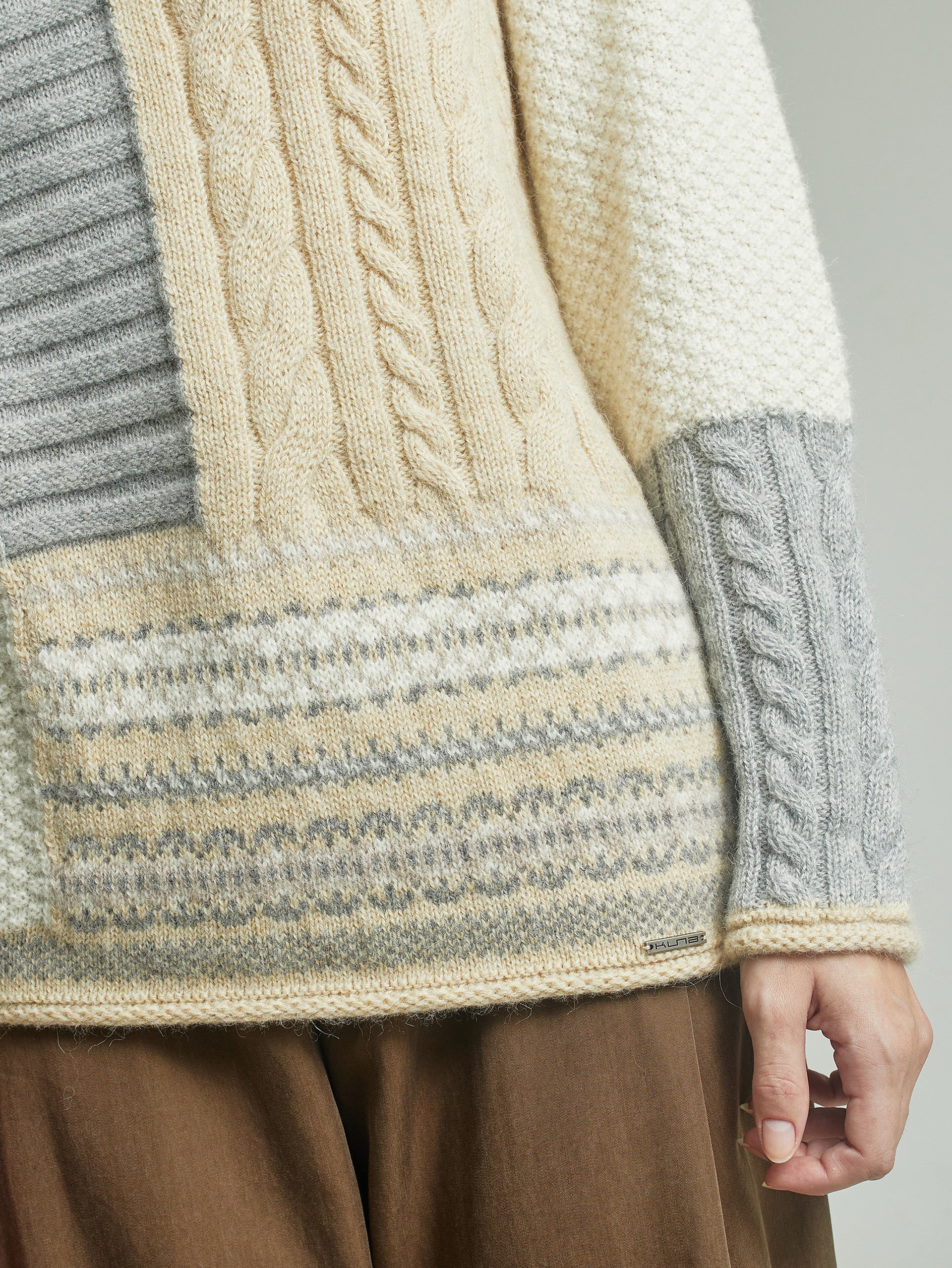 Yourself Sweater Baby Alpaca Color Beige - Image 5
