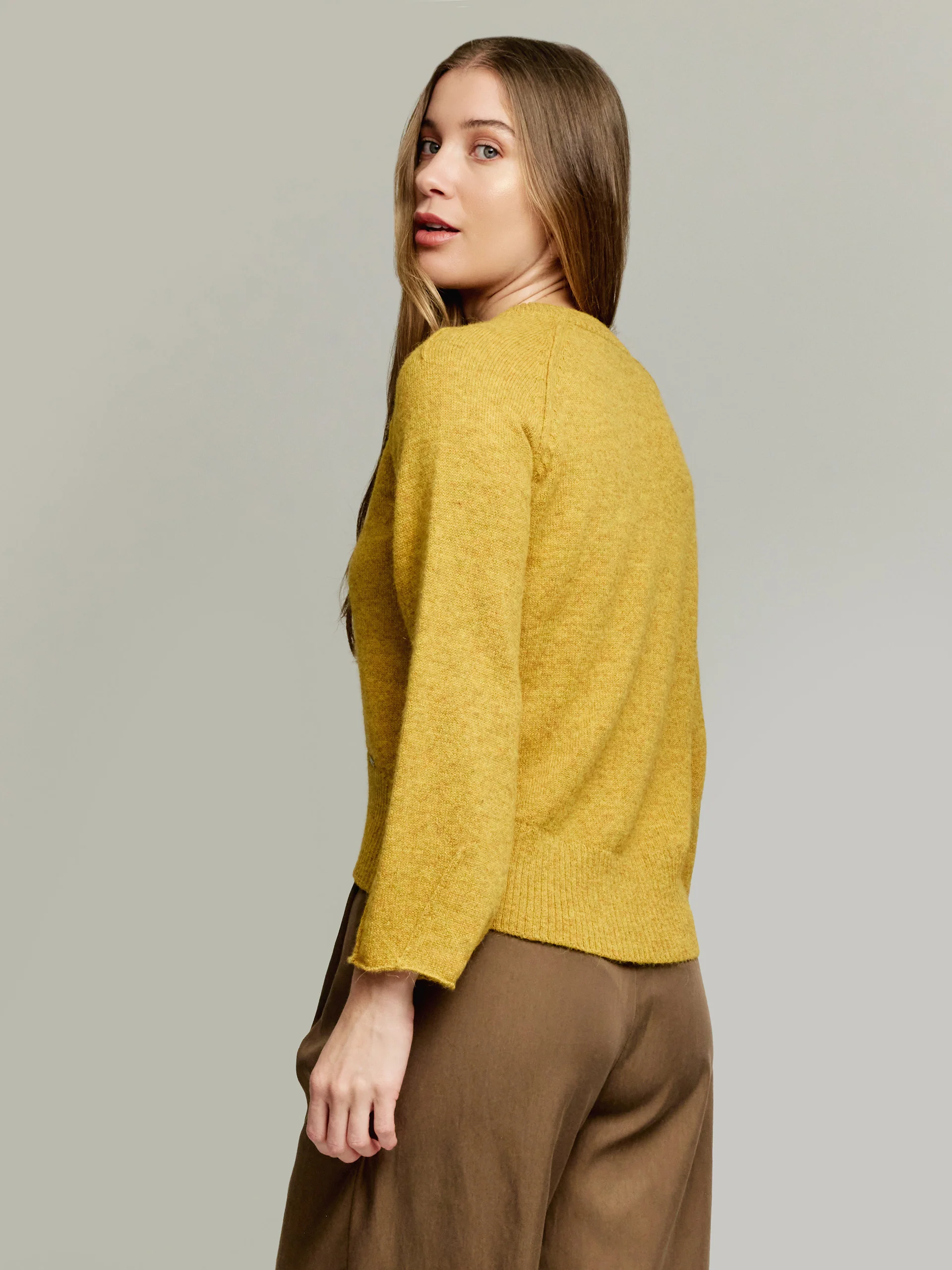 Yovi Sweater Baby Alpaca Color Yellow - Image 3