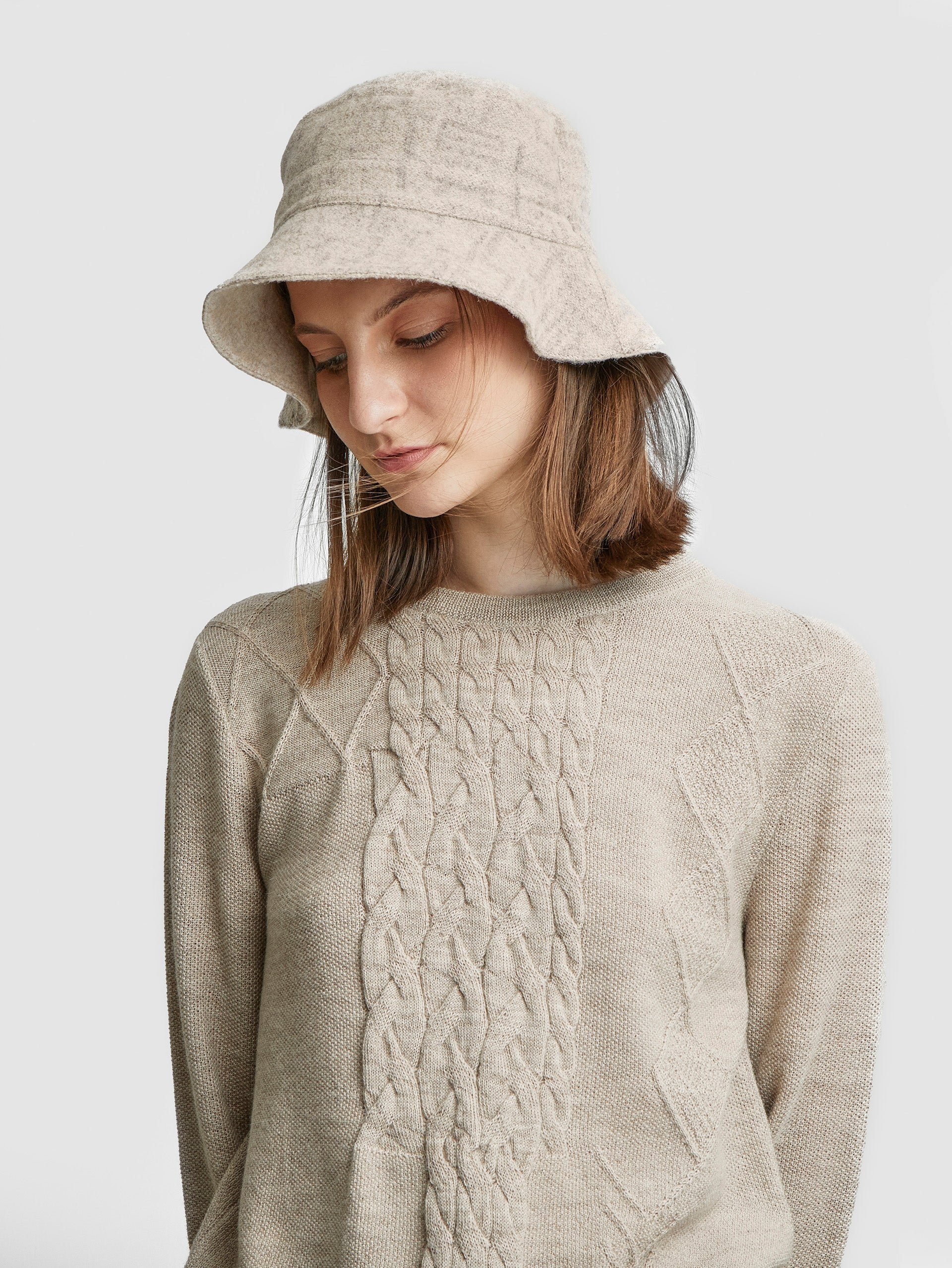 Yper Hat Baby Alpaca Color Beige - Image 11