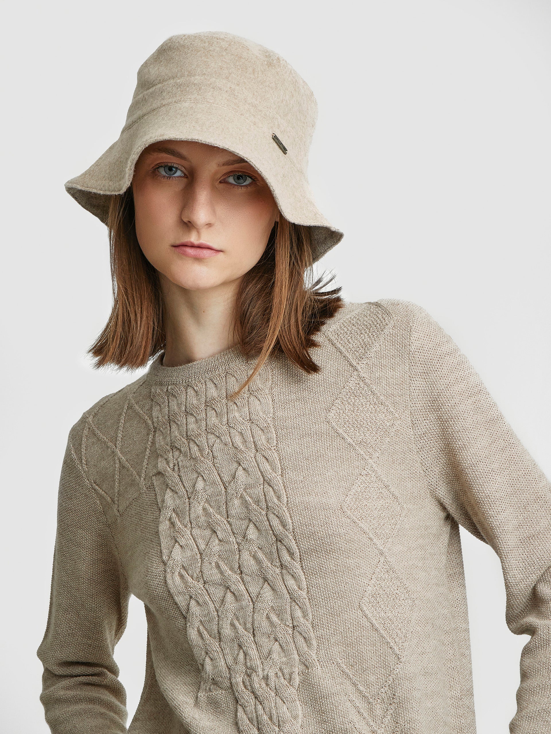 Yper Hat Baby Alpaca Color Beige - Image 5