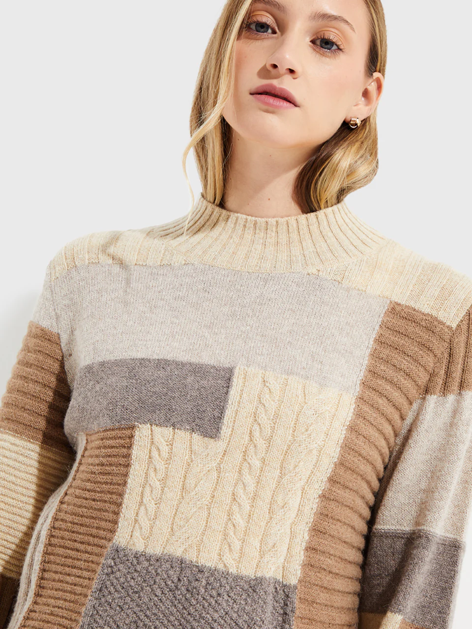 Ysrael Sweater Baby Alpaca Color Beige - Image 5