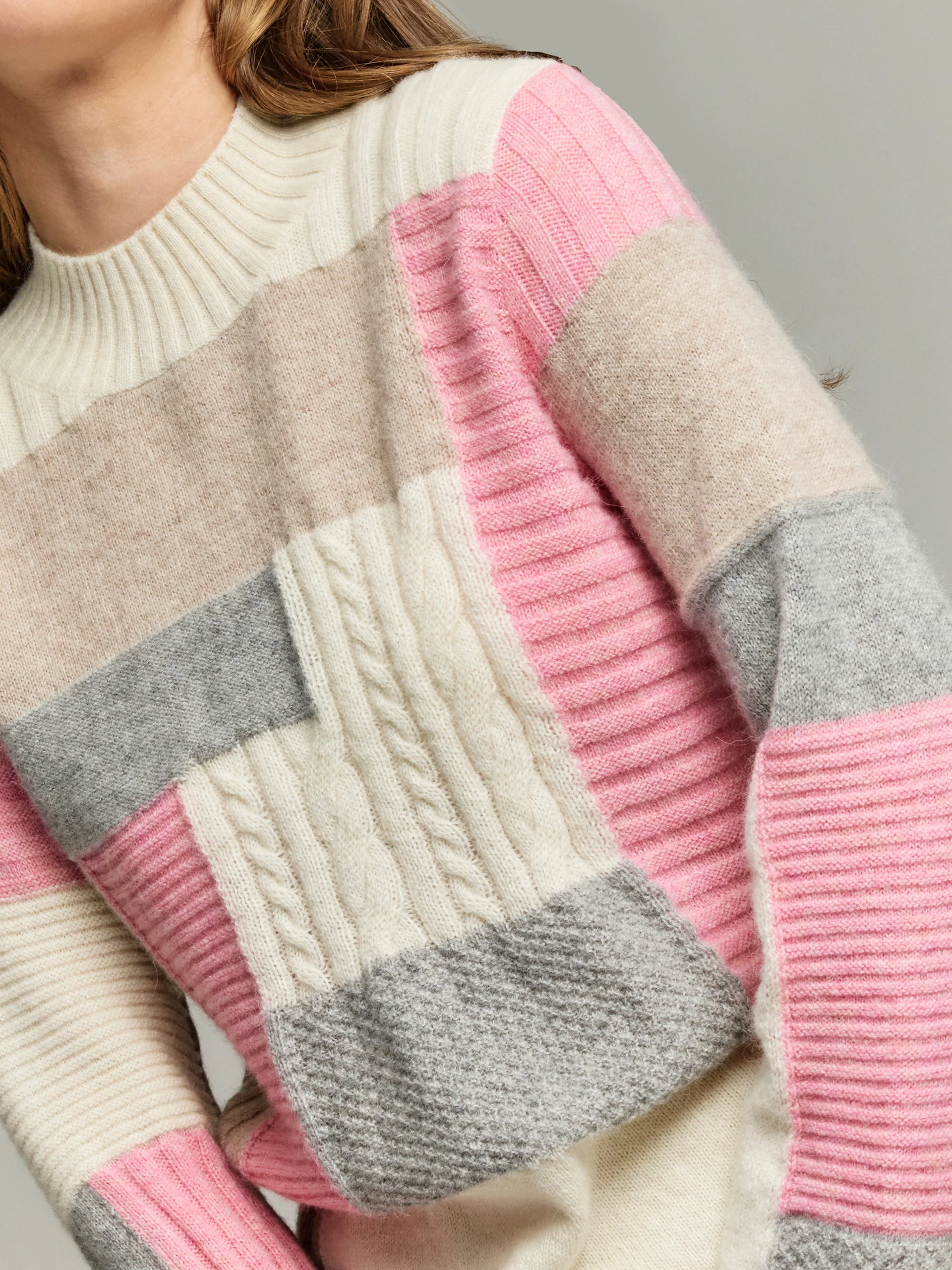 Ysrael Sweater Baby Alpaca Color Ecru - Image 5