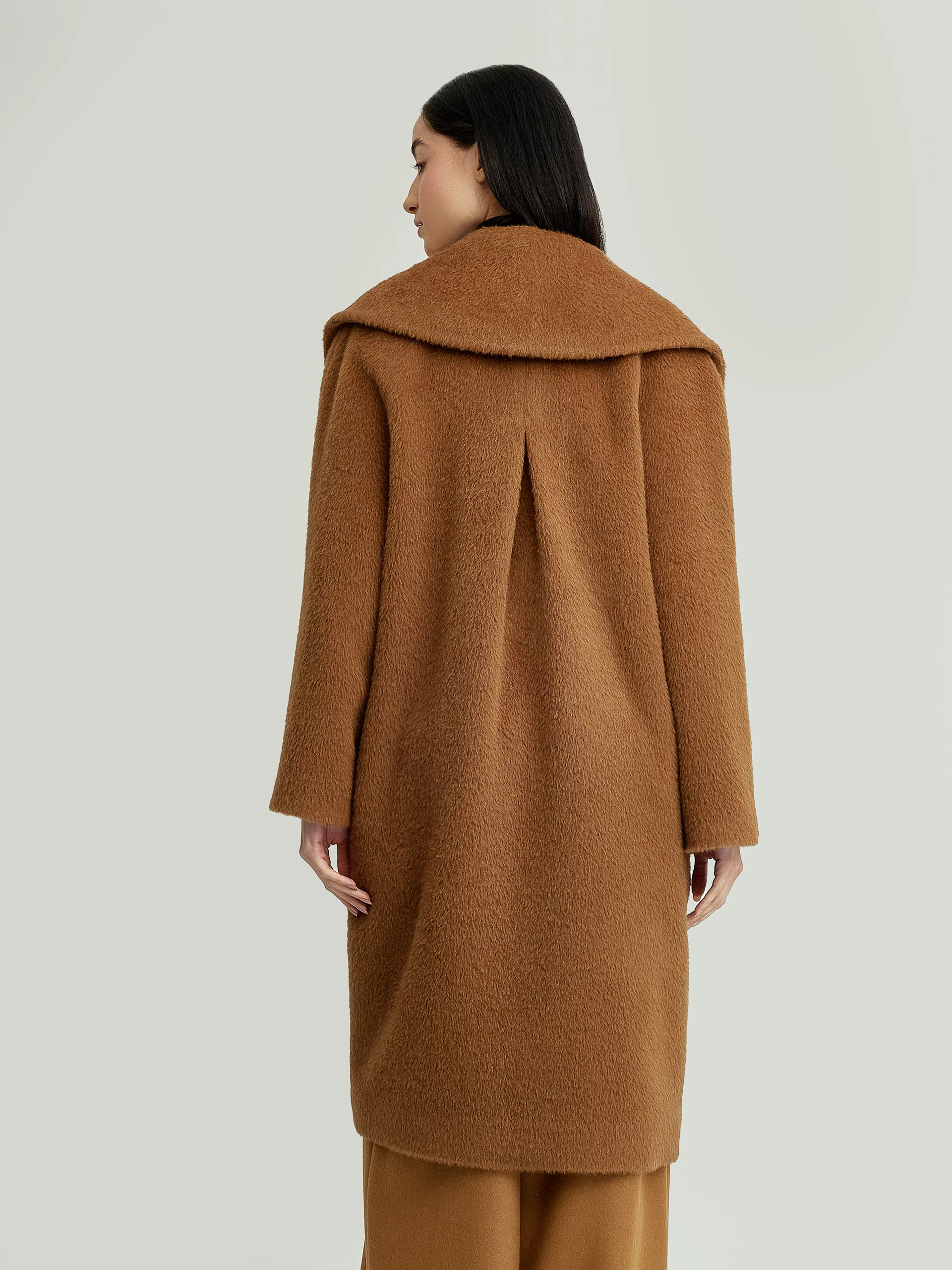 Yssa Coat Suri Alpaca Color Camel - Image 3