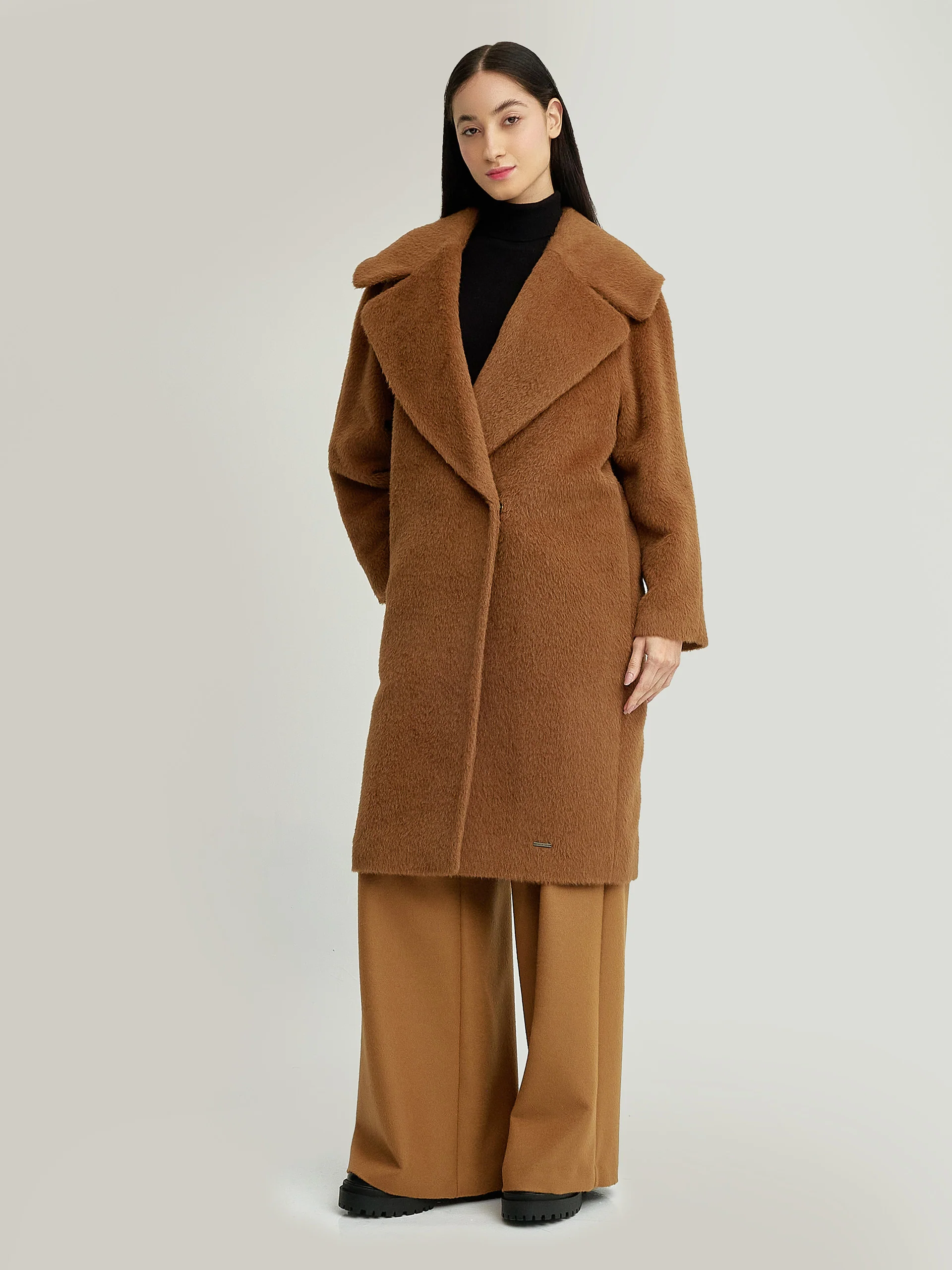 Yssa Coat Suri Alpaca Color Camel - Image 4