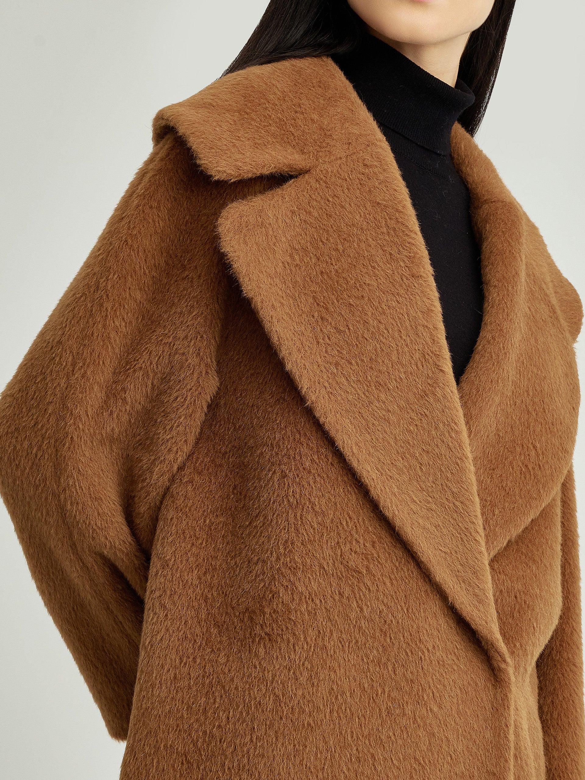 Yssa Coat Suri Alpaca Color Camel - Image 5