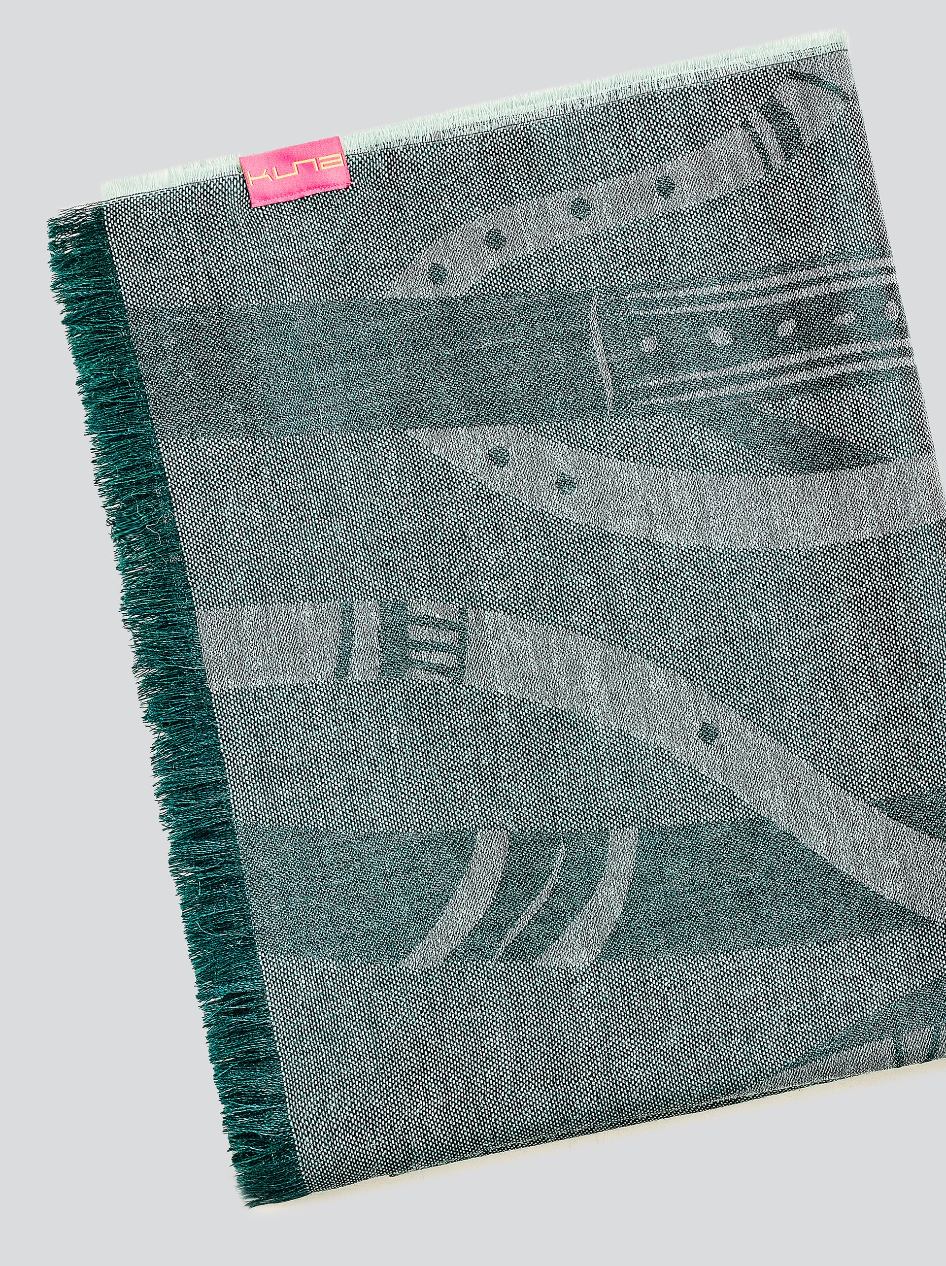 Yulene Shawl Baby Alpaca Color Green - Image 4