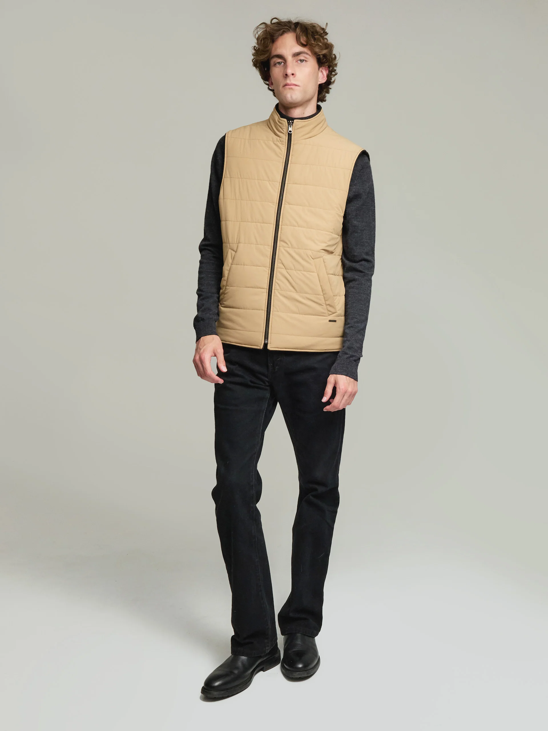Yulian Vest Baby Alpaca Color Camel - Image 10