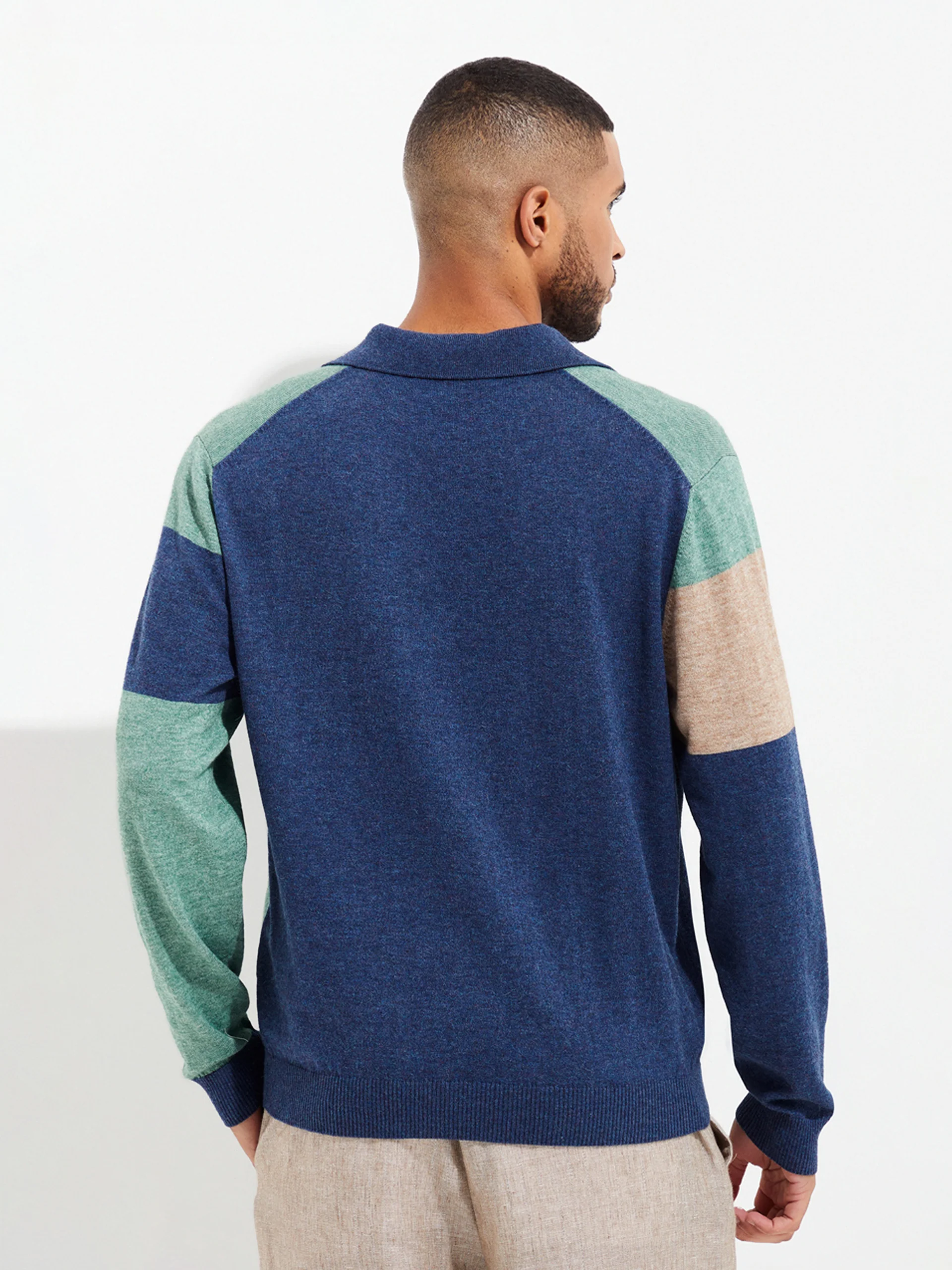 Yvan Sweater Cotton Color Blue - Image 3