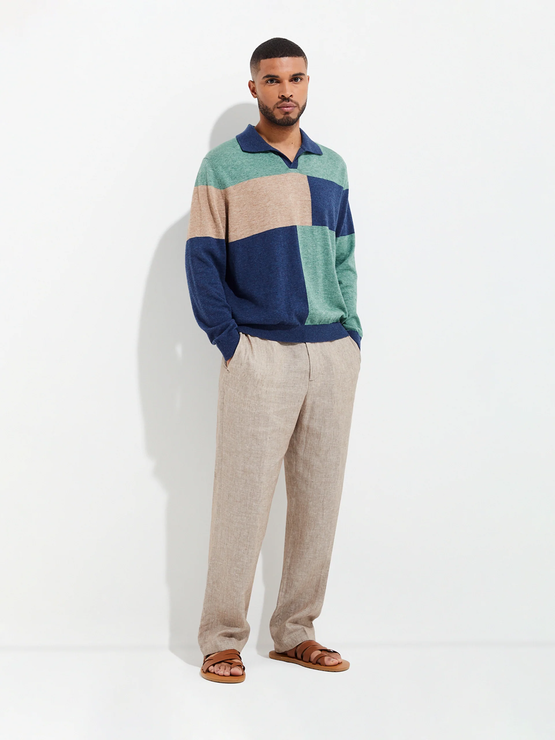 Yvan Sweater Cotton Color Blue - Image 4