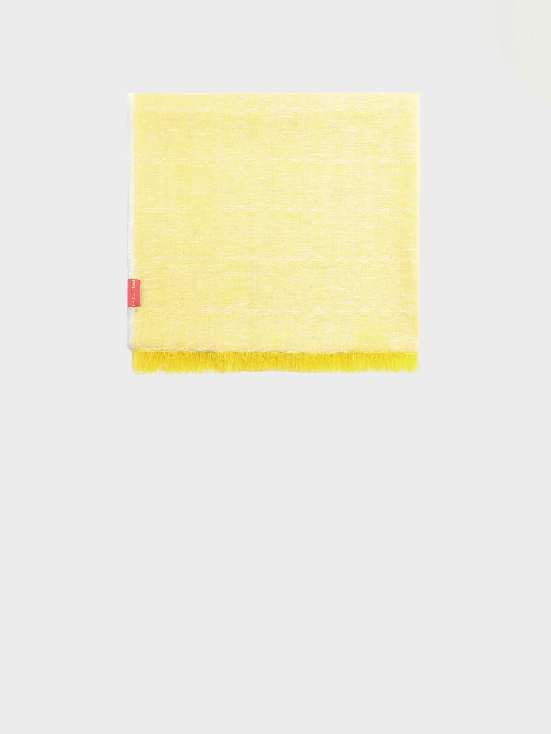 Yvory Shawl Linen Color Yellow - Image 2