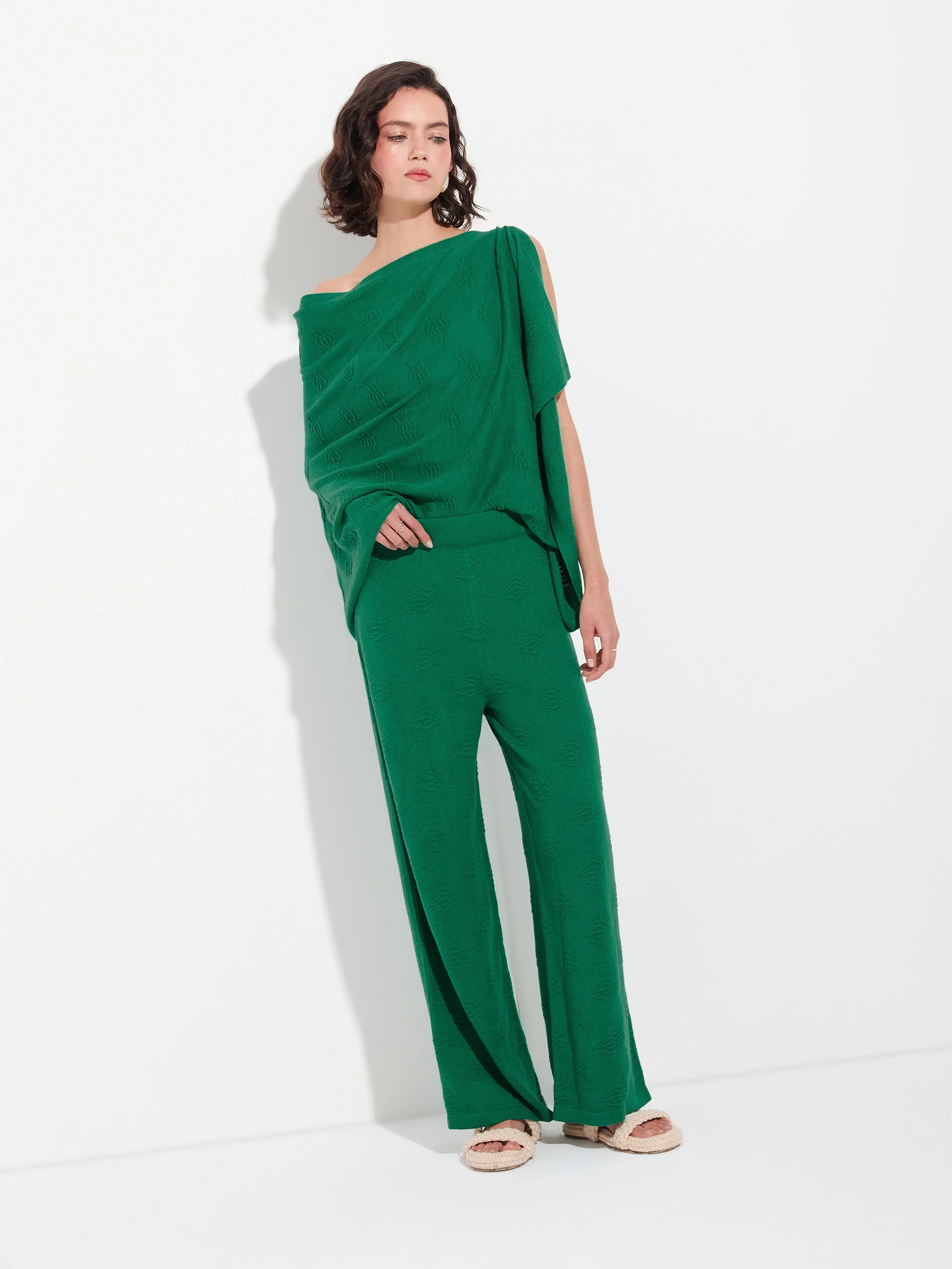 Zabeth Pants Pant Cotton Color Green - Image 4