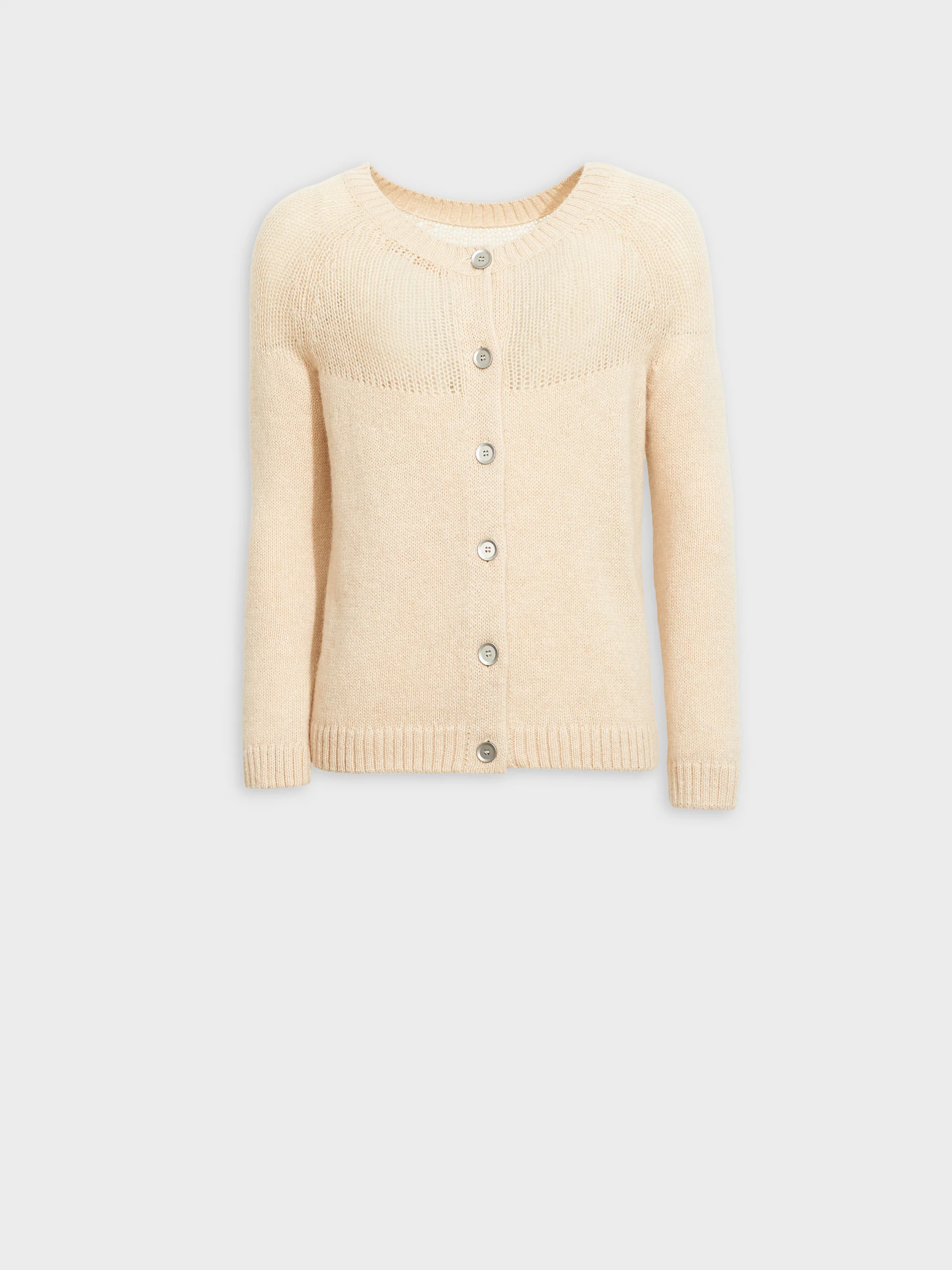 Zabine Cardigan Baby Alpaca Color Beige