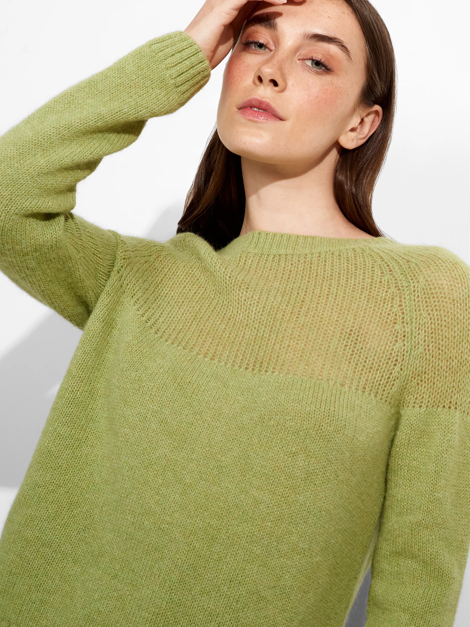 Zabine Cardigan Baby Alpaca Color Green - Image 5