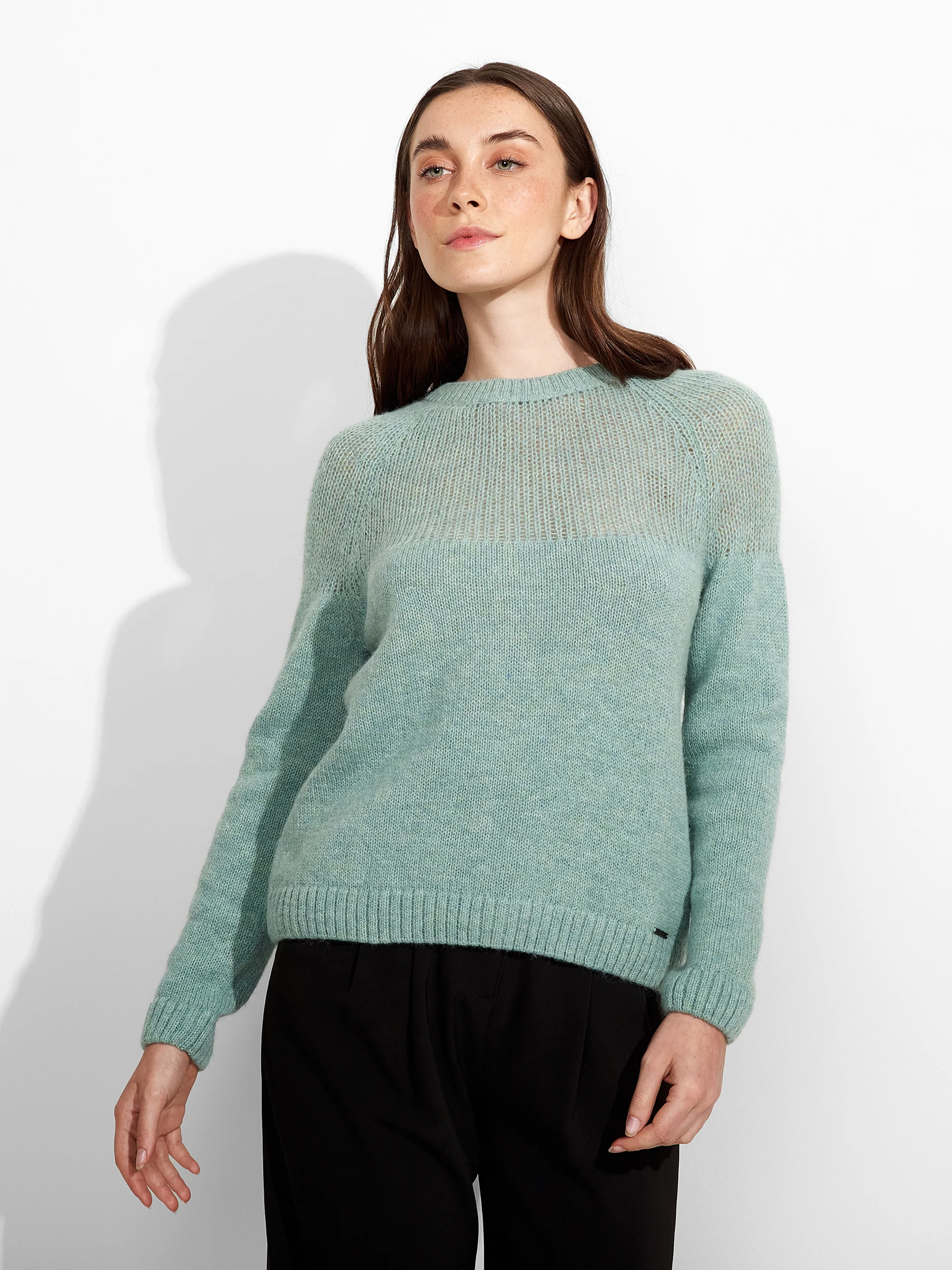 Zabine Cardigan Baby Alpaca Color Ligth Blue - Image 2