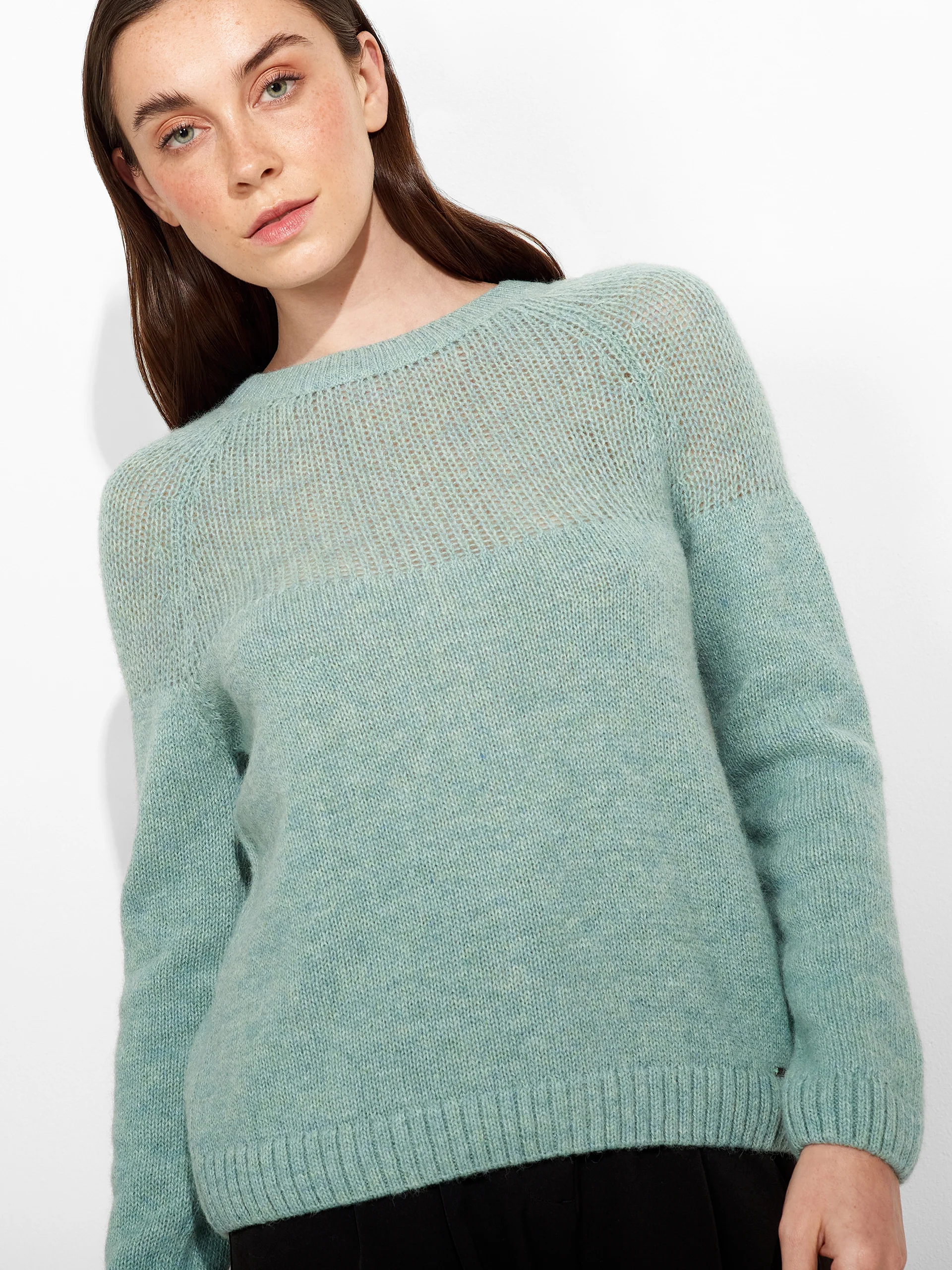 Zabine Cardigan Baby Alpaca Color Ligth Blue - Image 5