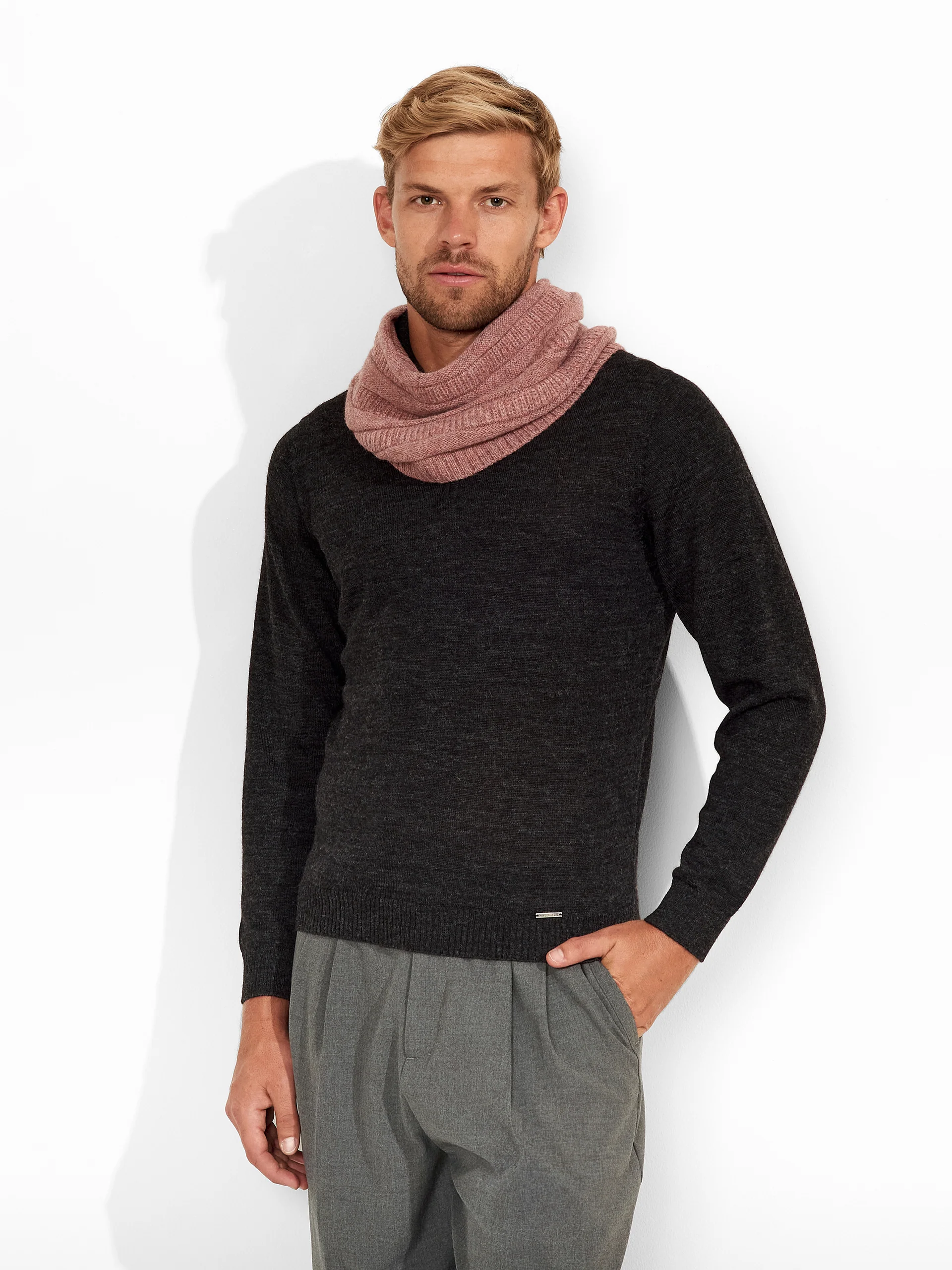 Zada Scarf Baby Alpaca Color Pink - Image 4