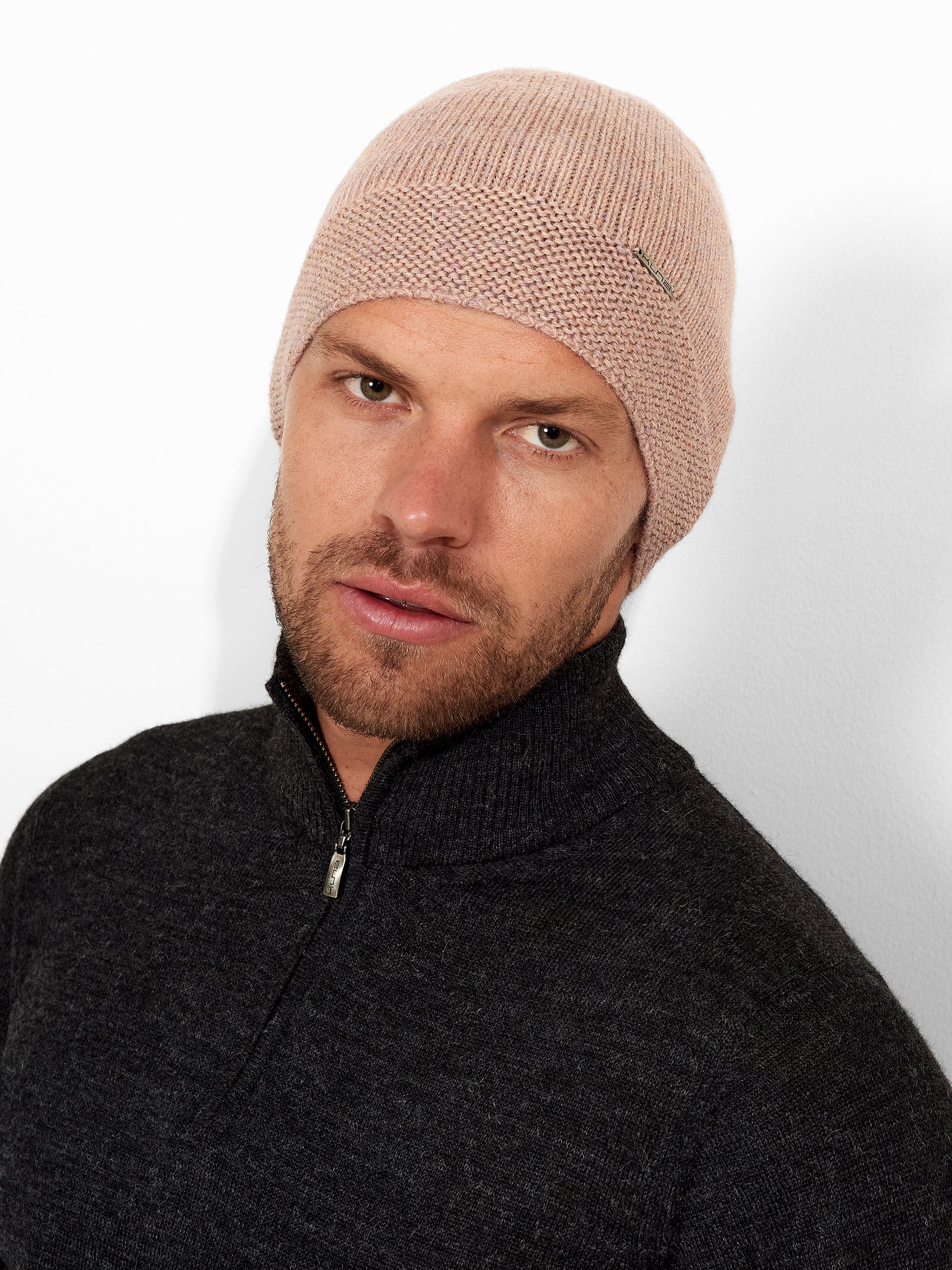 Zafiro Hat Baby Alpaca Color Pink - Image 5