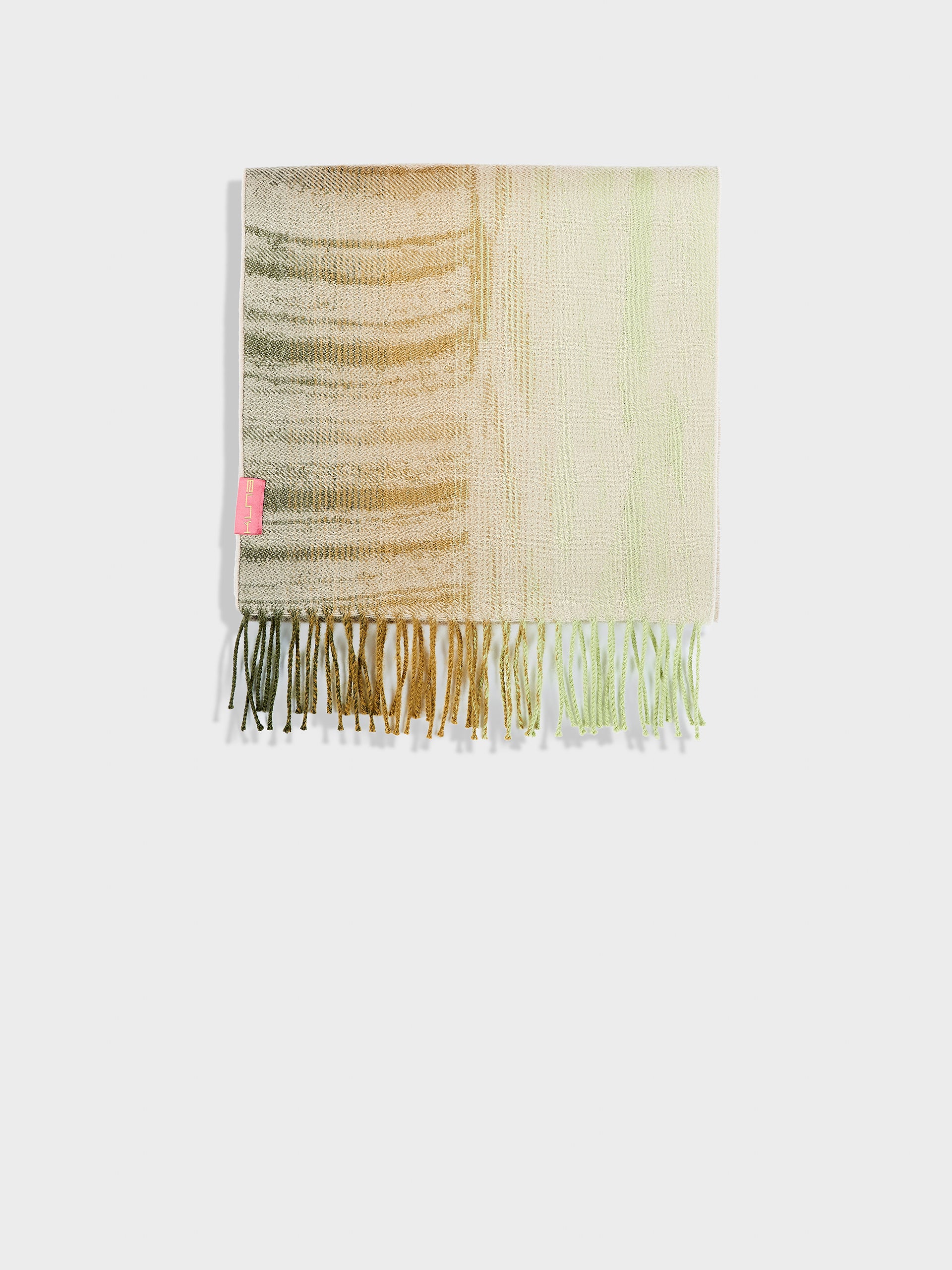 Zagoni Scarf Baby Alpaca Color Green - Image 2