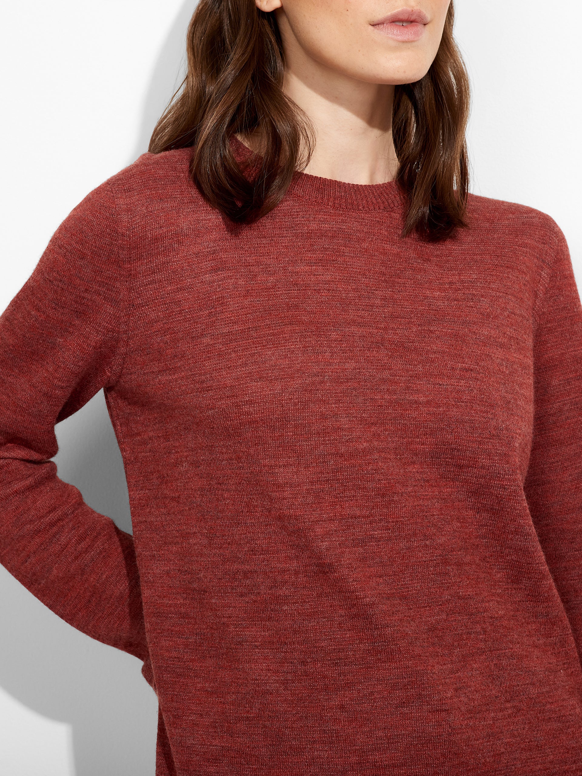 Zagreb Sweater Baby Alpaca Color Red - Image 6