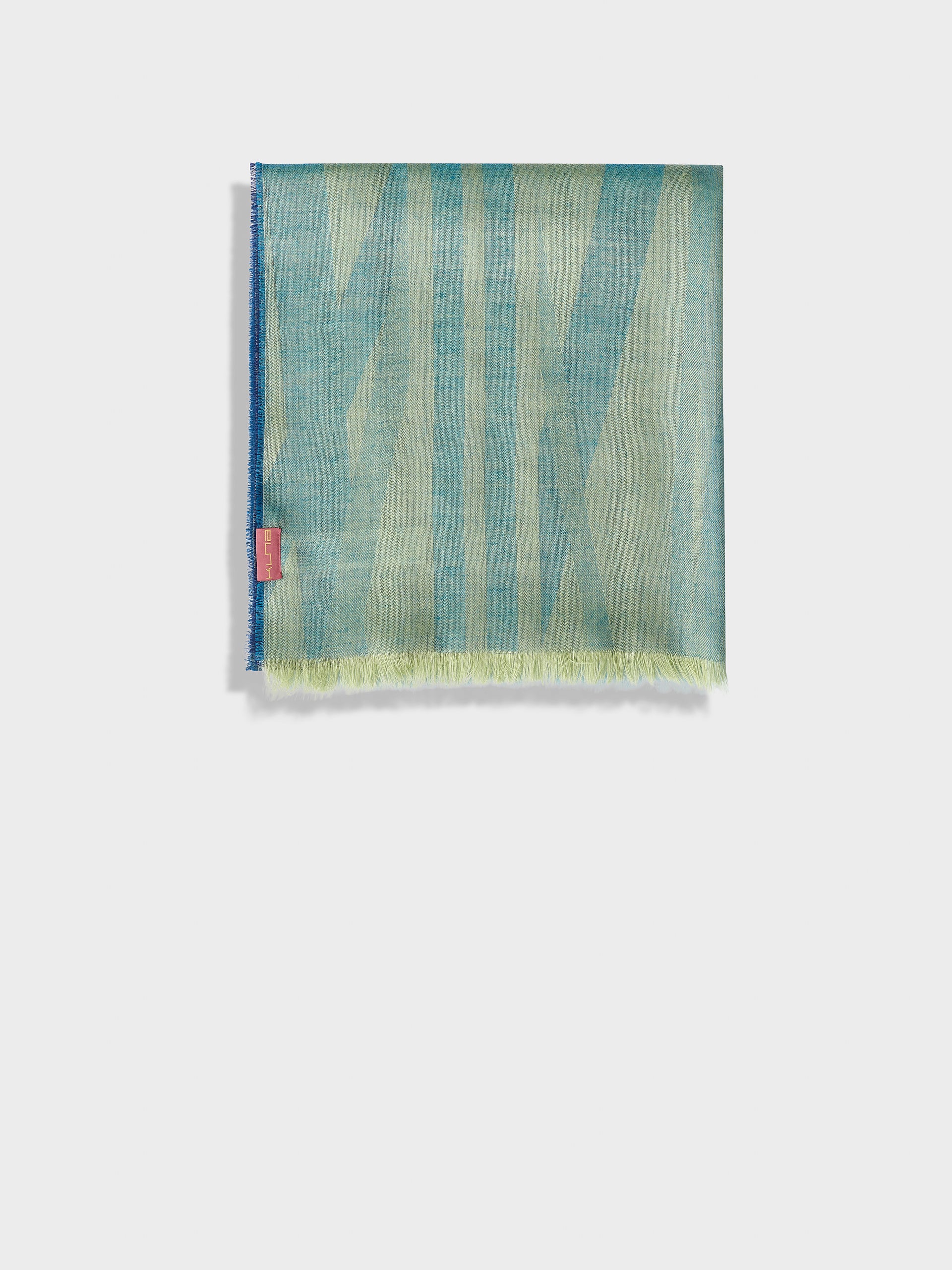 Zakiri Shawl Baby Alpaca Color Green - Image 2