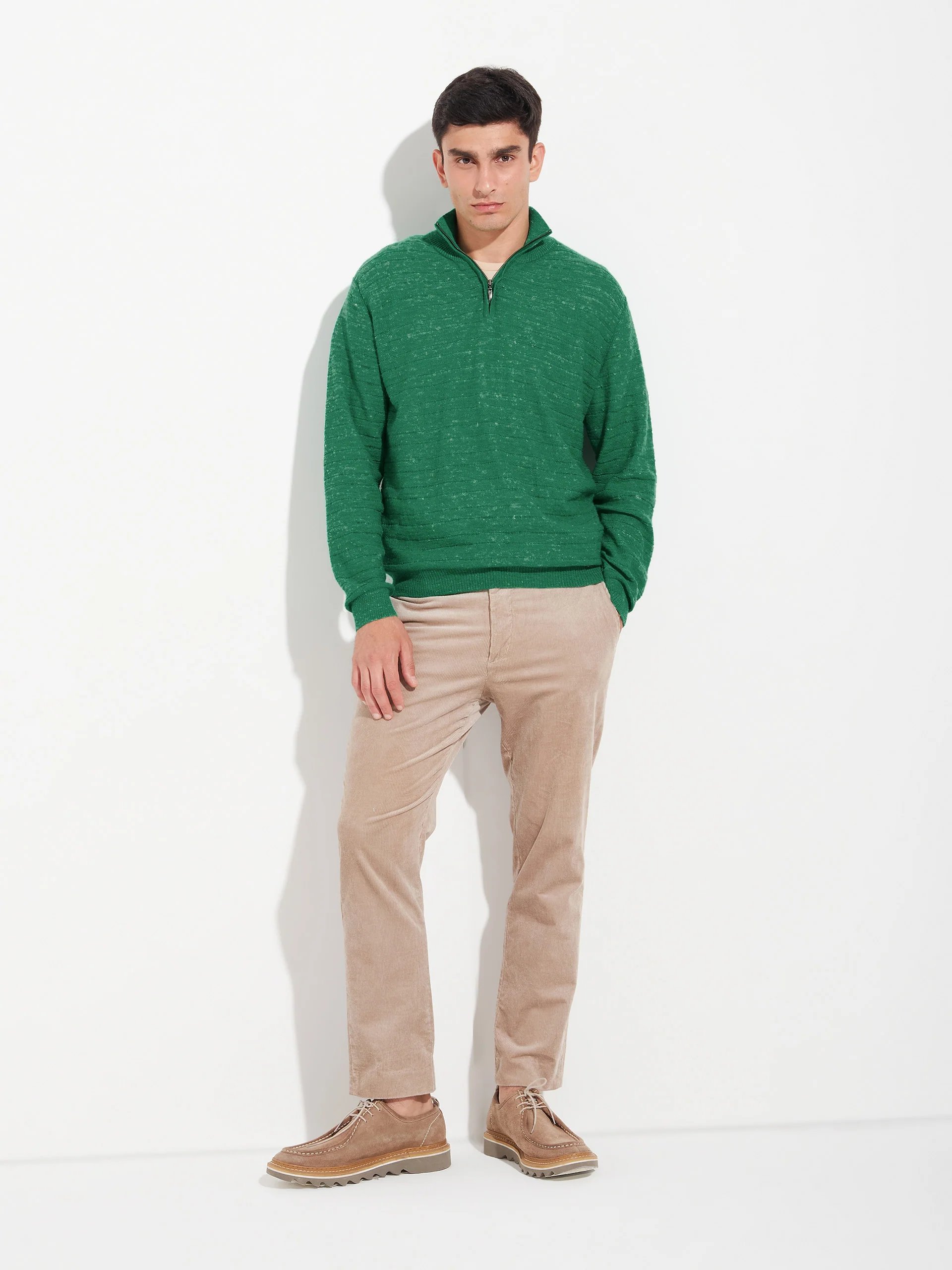 Zamir Sweater Baby Alpaca Color Green - Image 4