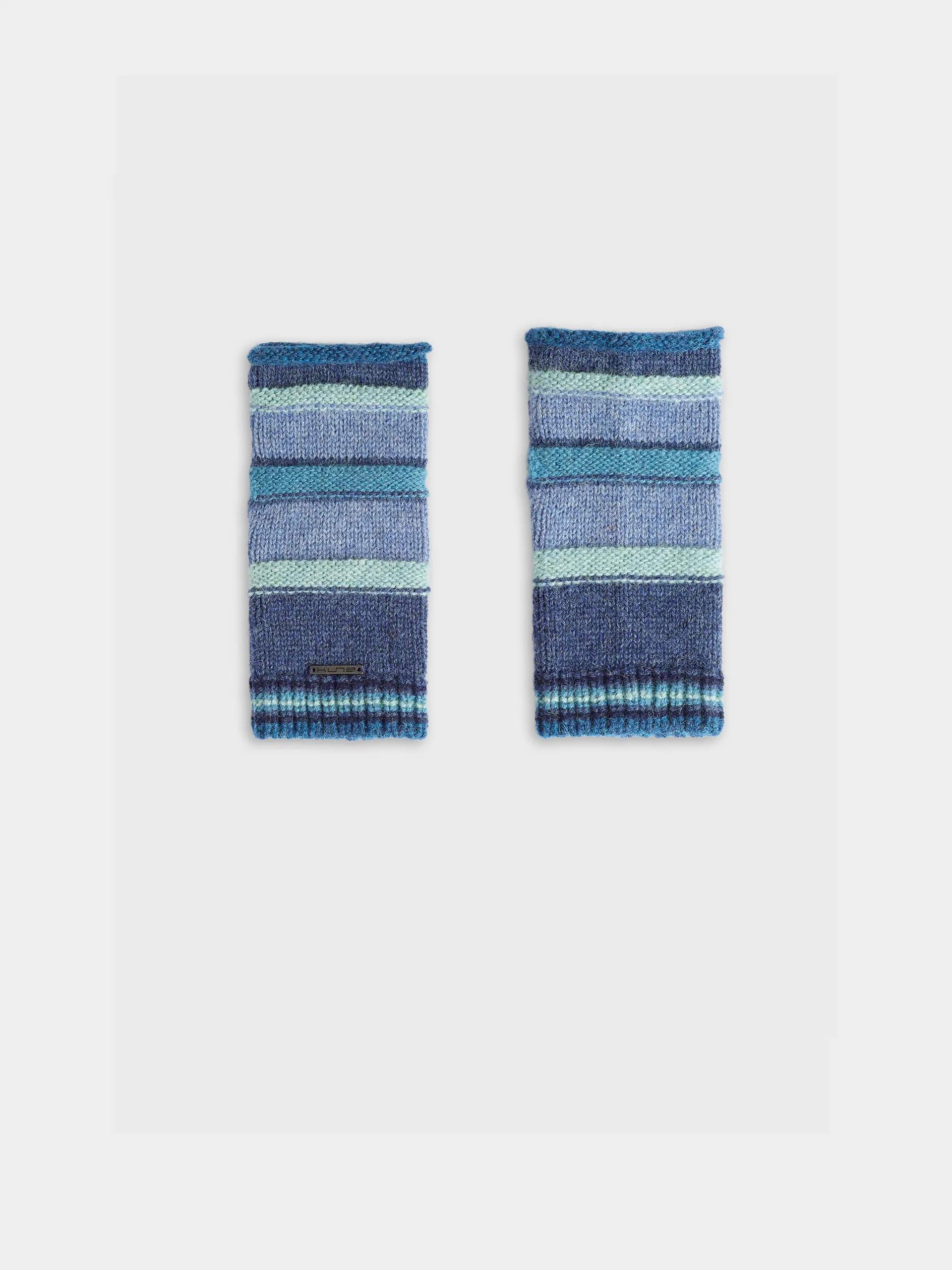 Zanni Gloves Baby Alpaca Color Blue - Image 2