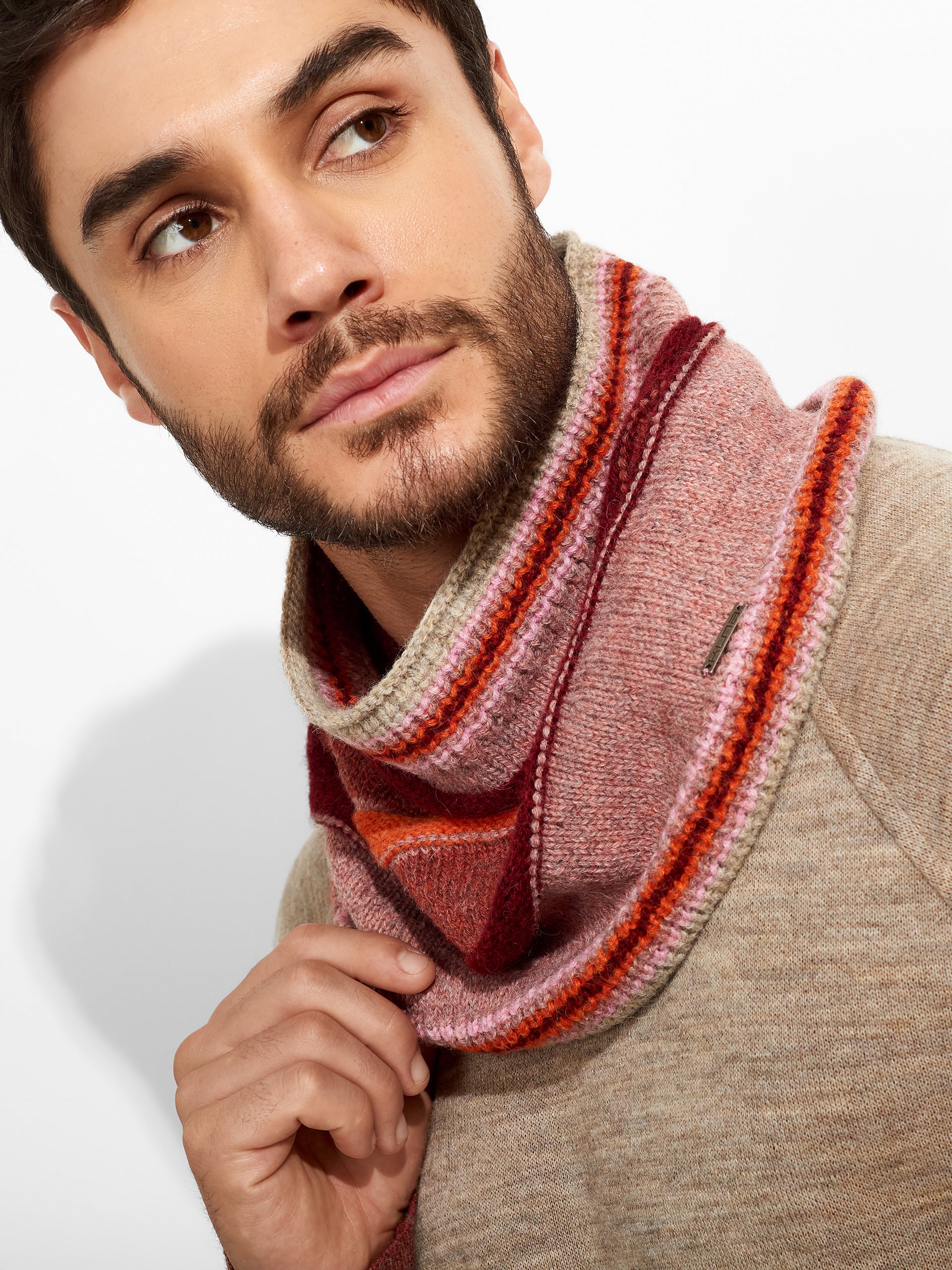 Zanni Scarf Baby Alpaca Color Pink - Image 5