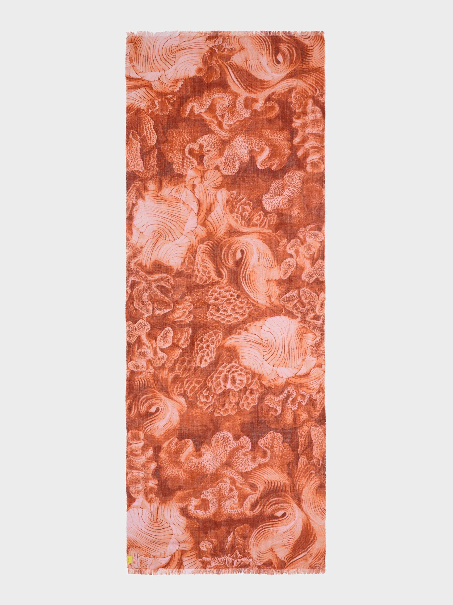 Zanone Shawl Baby Alpaca Color Orange - Image 4