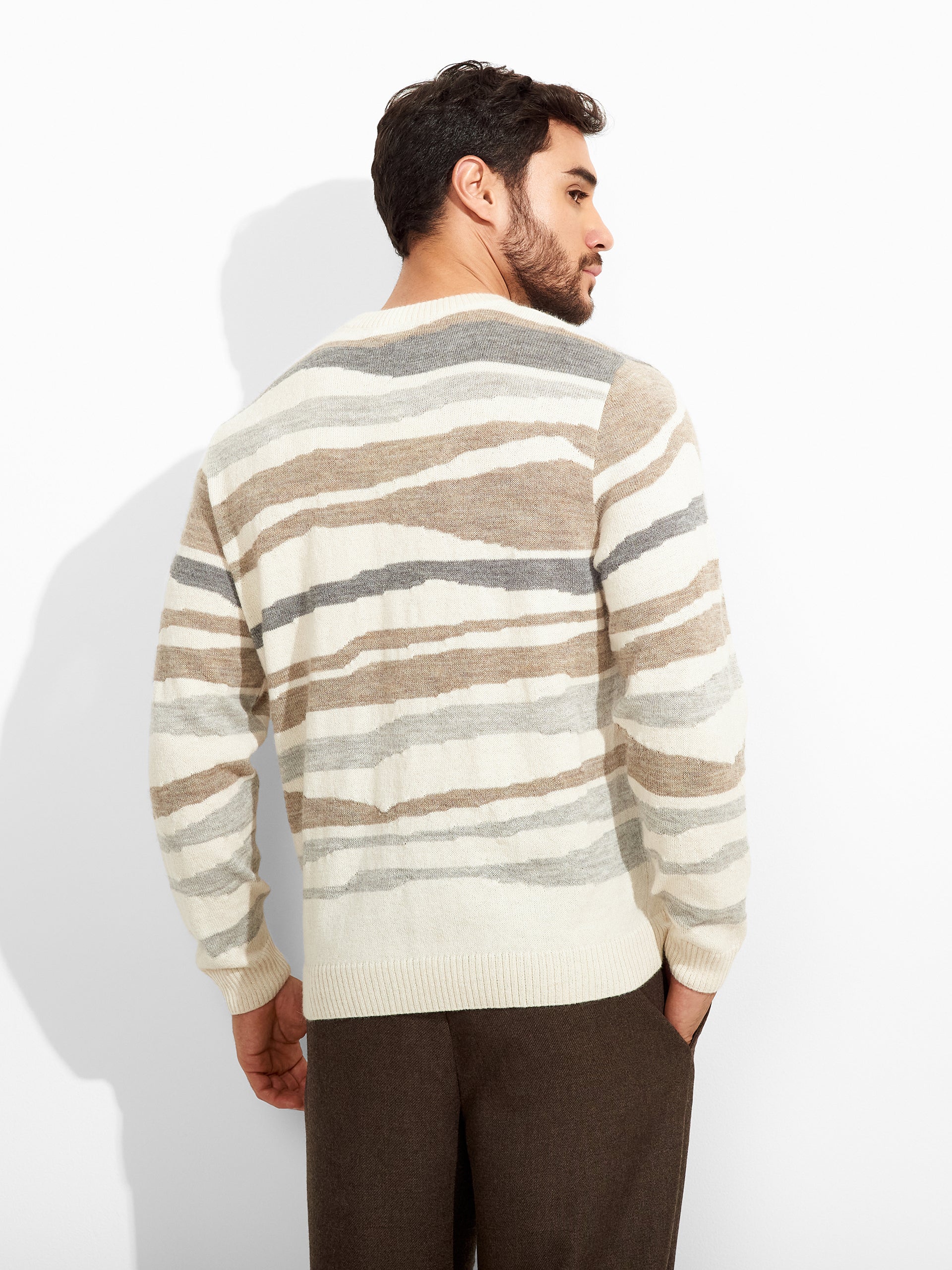 Zar Sweater Baby Alpaca Color Beige - Image 3