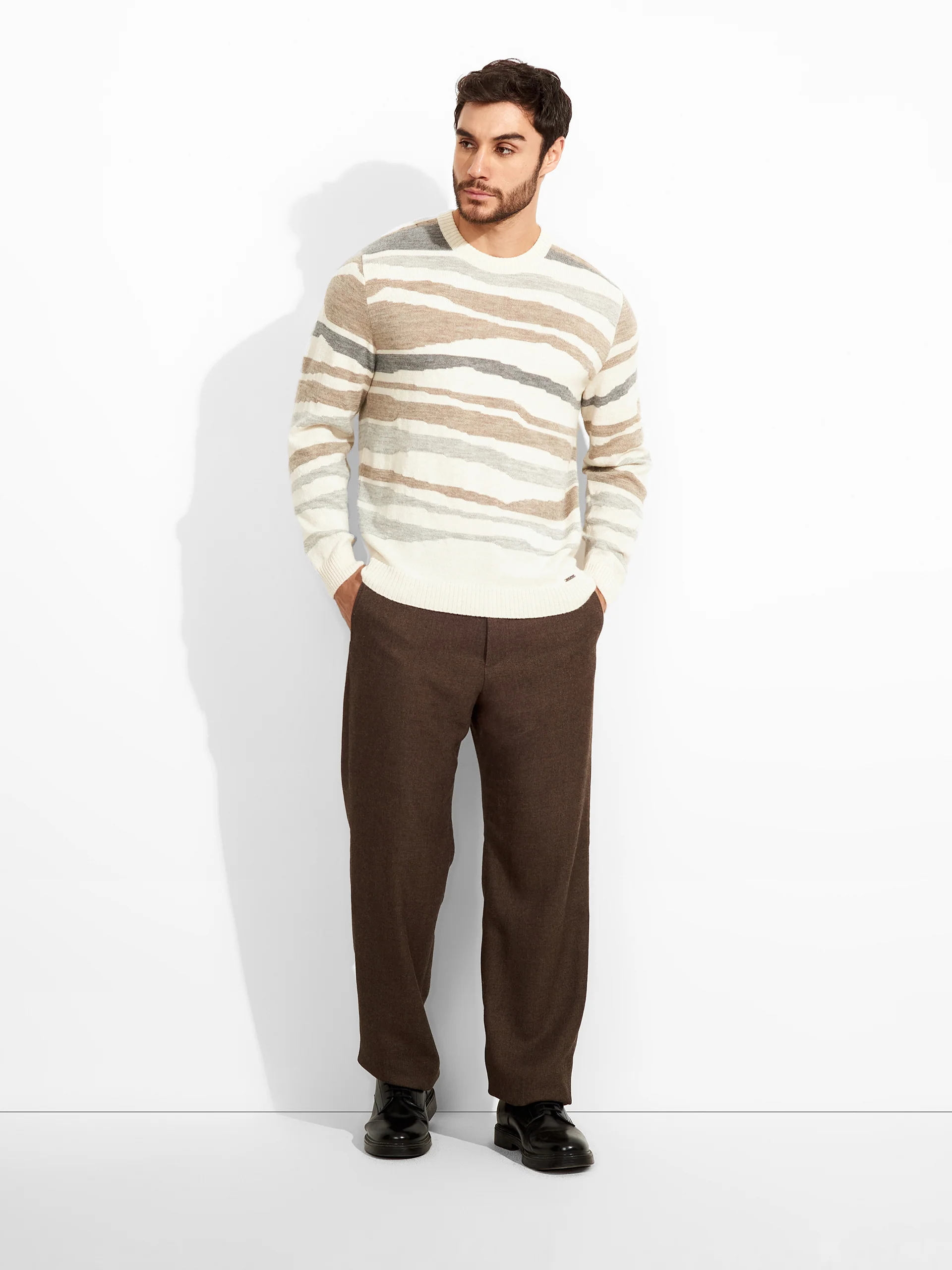 Zar Sweater Baby Alpaca Color Beige - Image 4