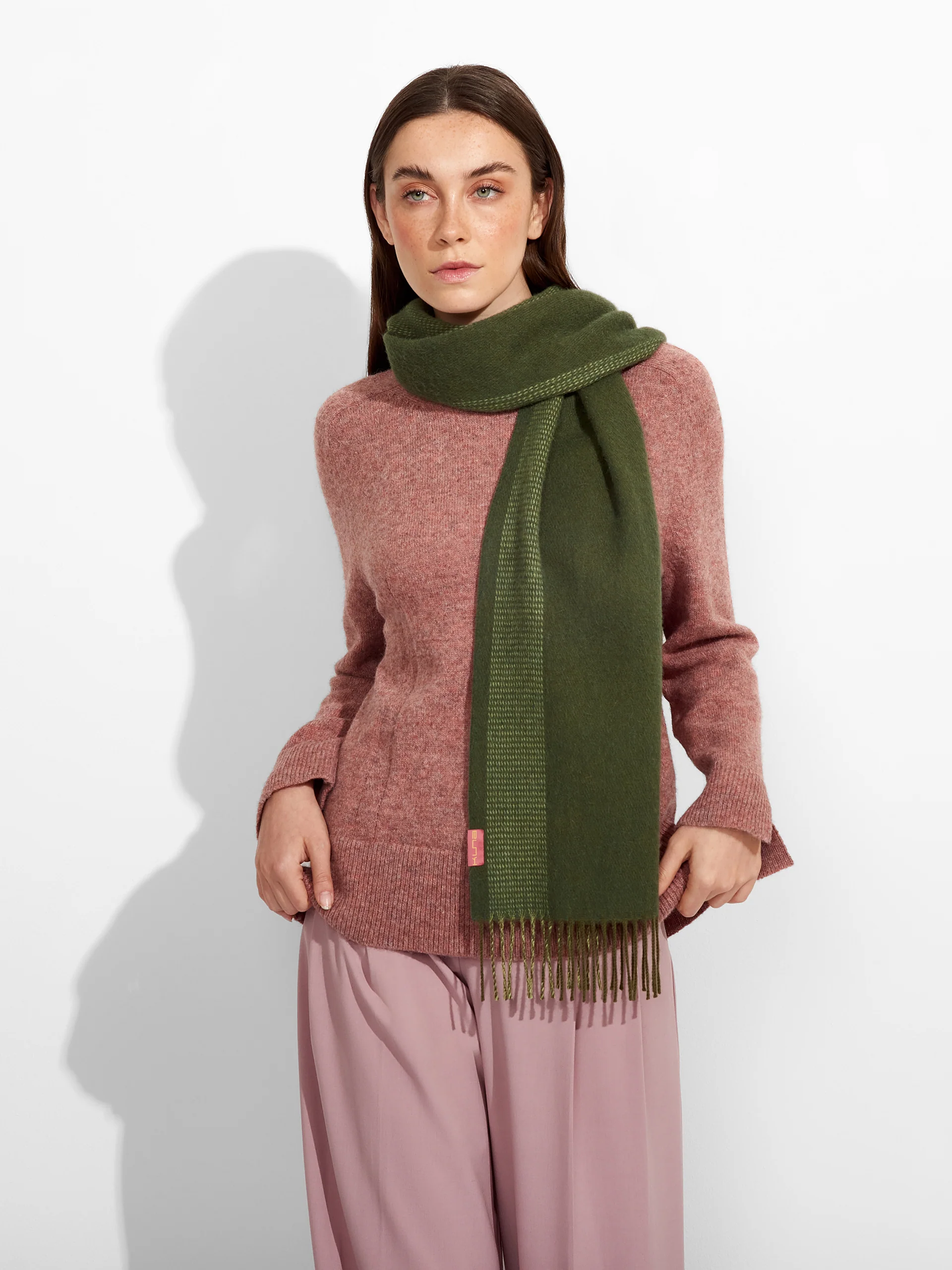 Zarick Scarf Baby Alpaca Color Green