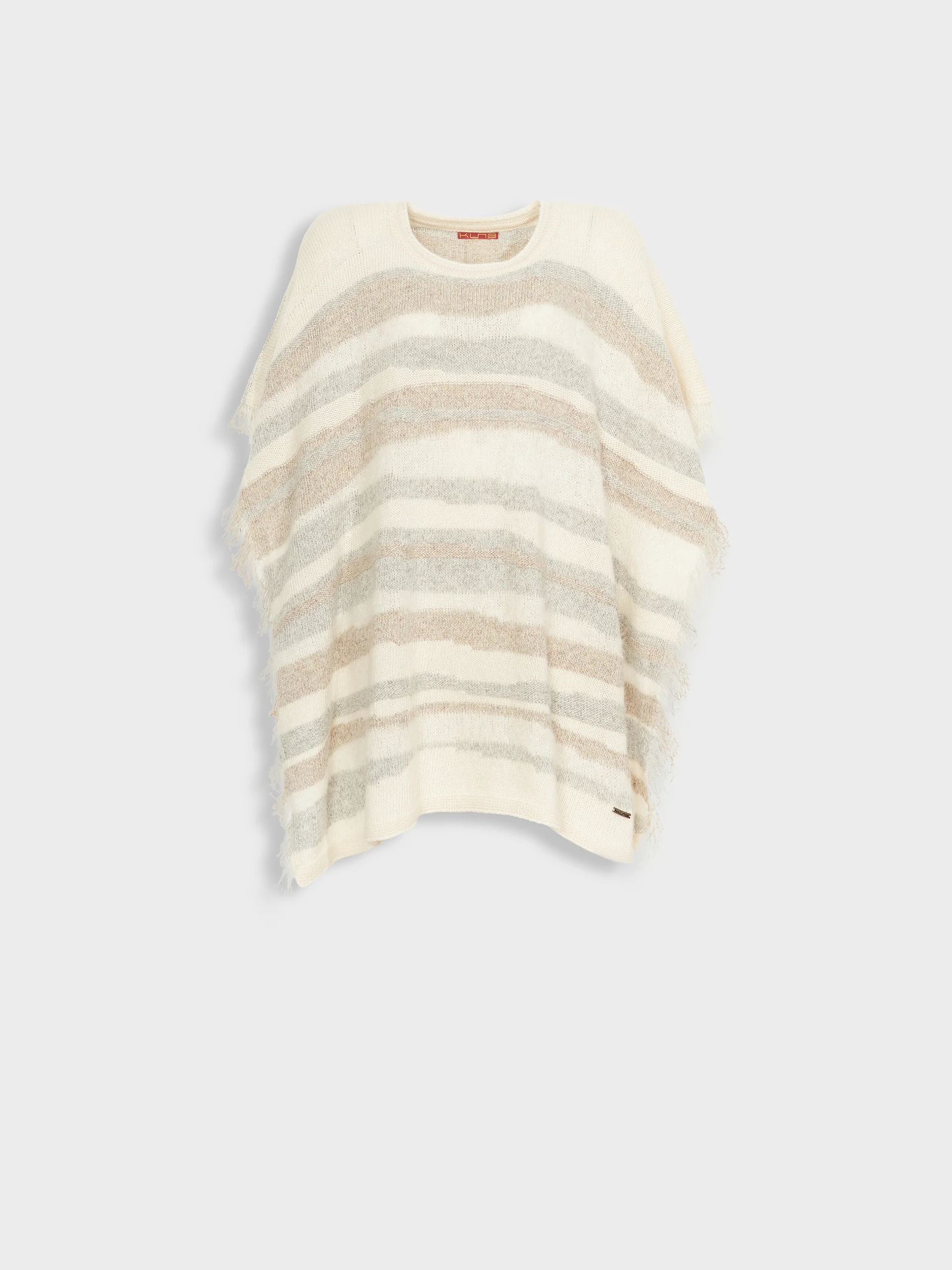 Zegovia Poncho Baby Alpaca Color Ecru
