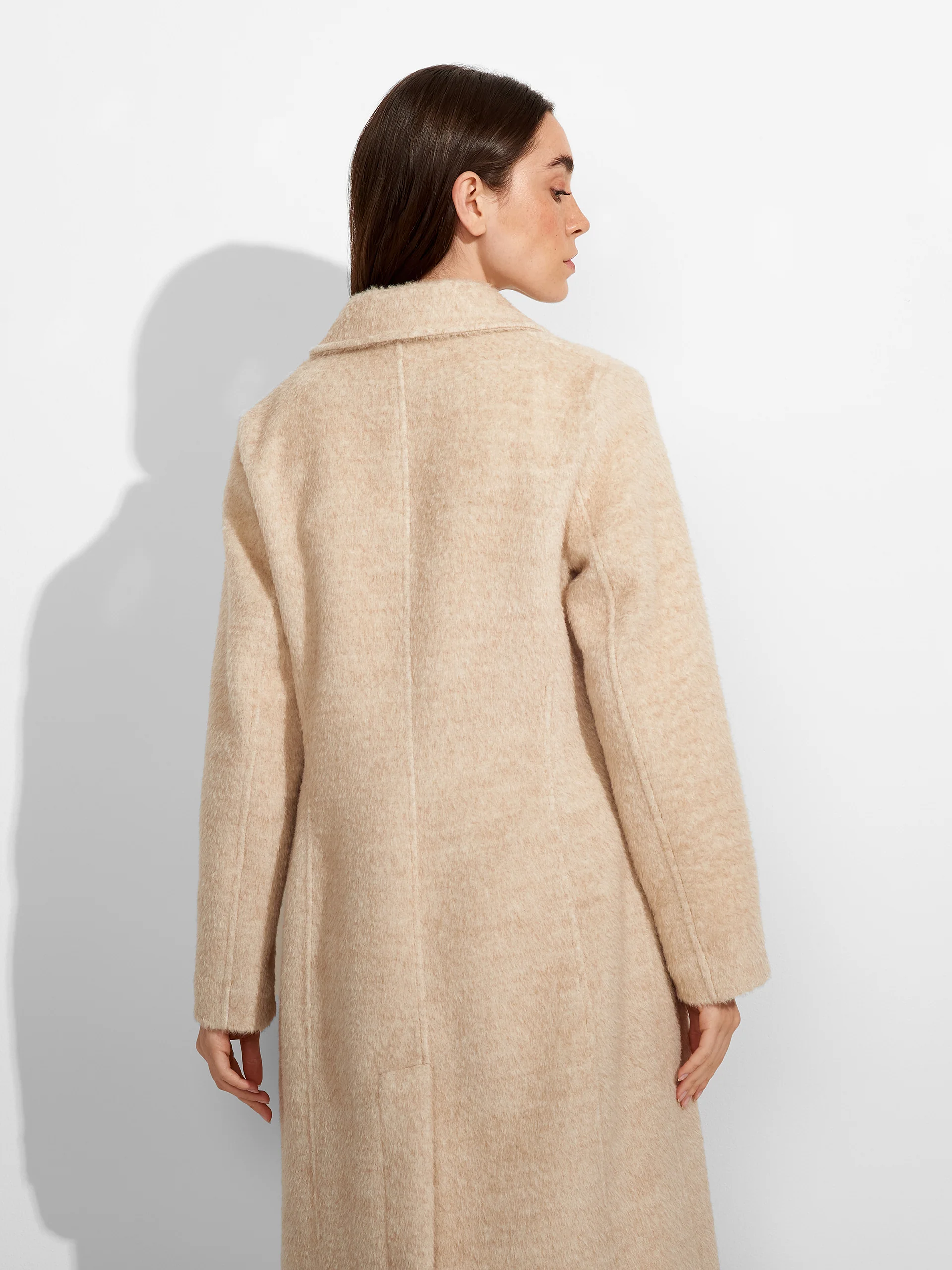 Zen Coat Wool Color Beige - Image 3